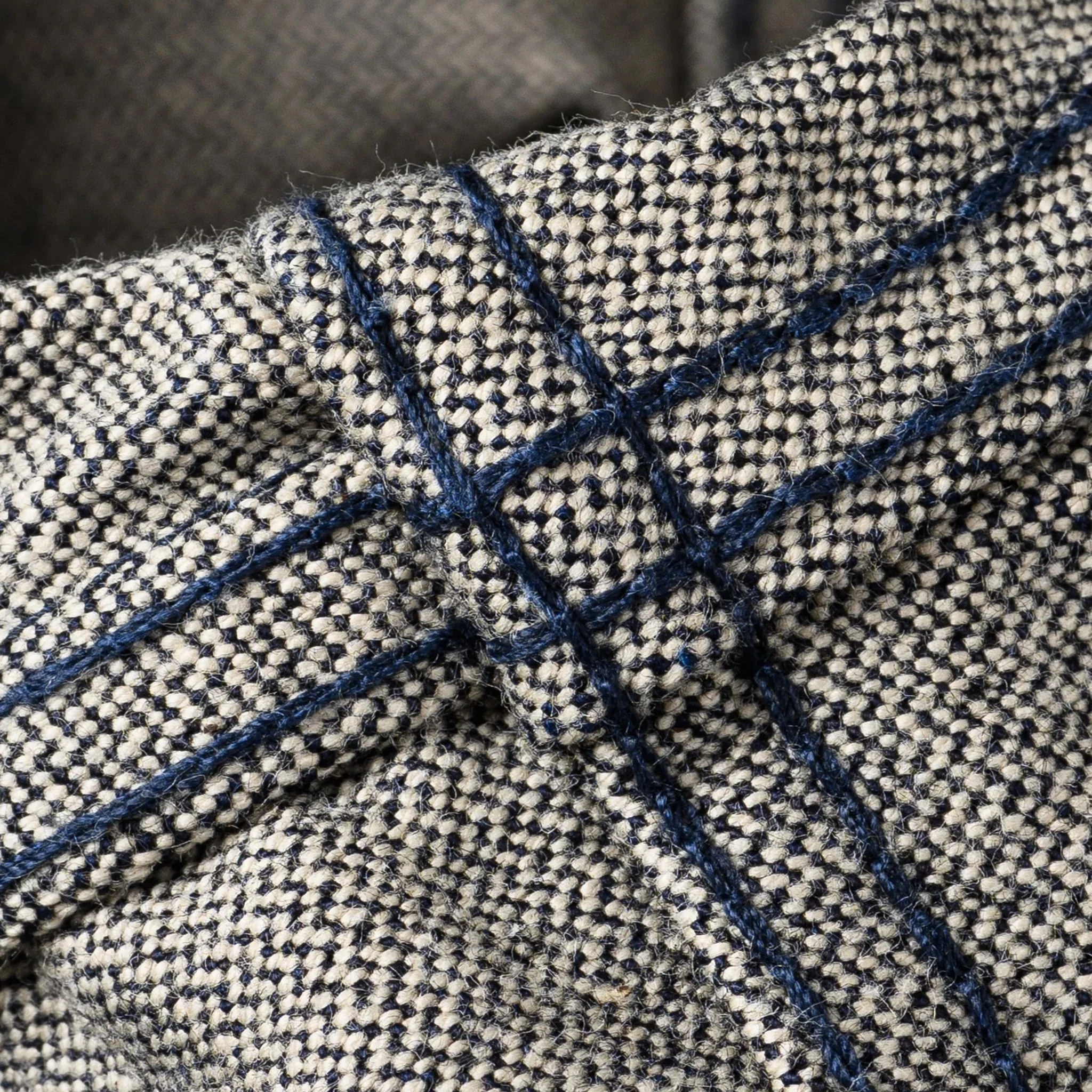 IHJ-122-IND 14oz Broken Twill Selvedge Denim Work Jacket - Indigo - Image 17