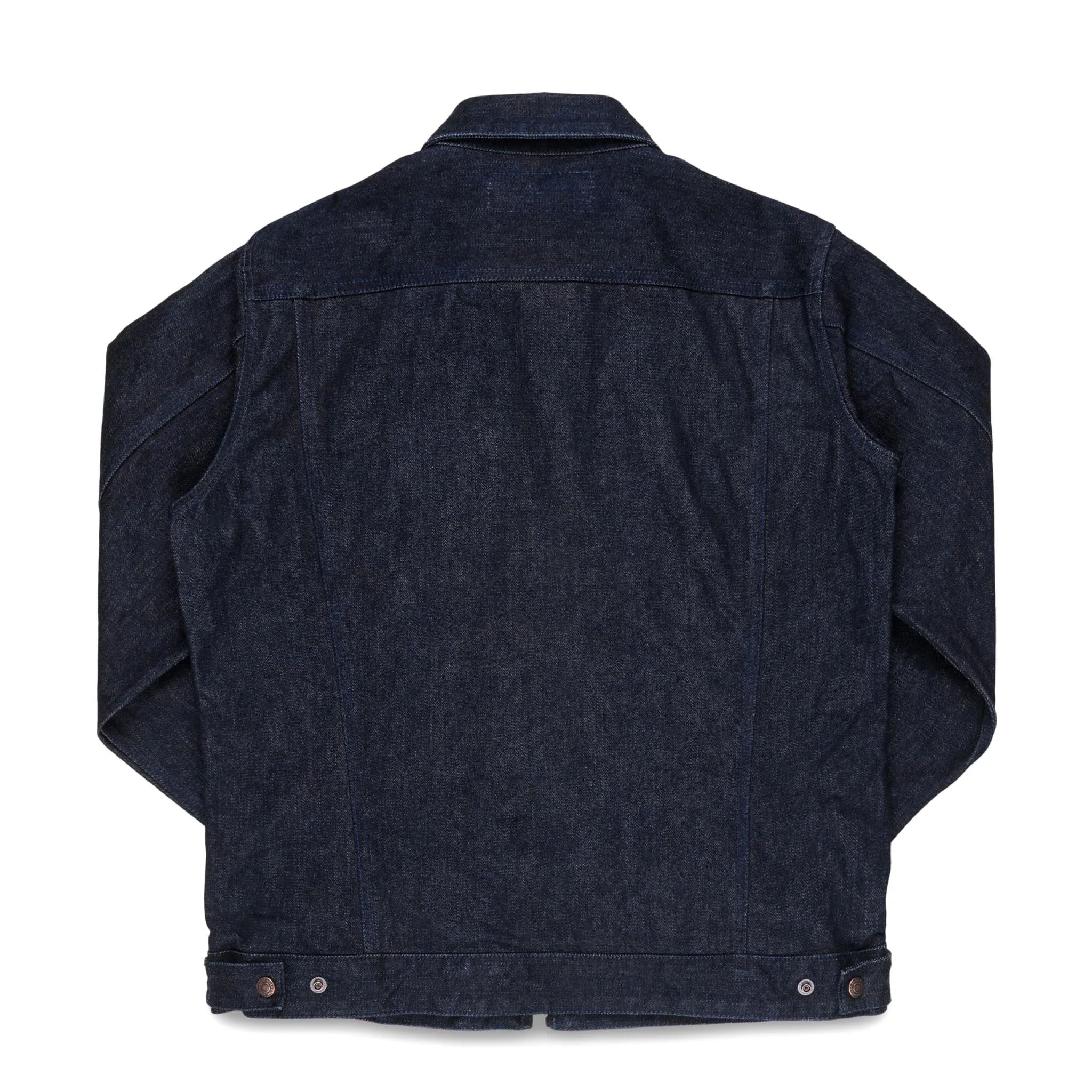 IHJ-122-IND 14oz Broken Twill Selvedge Denim Work Jacket - Indigo - Image 2