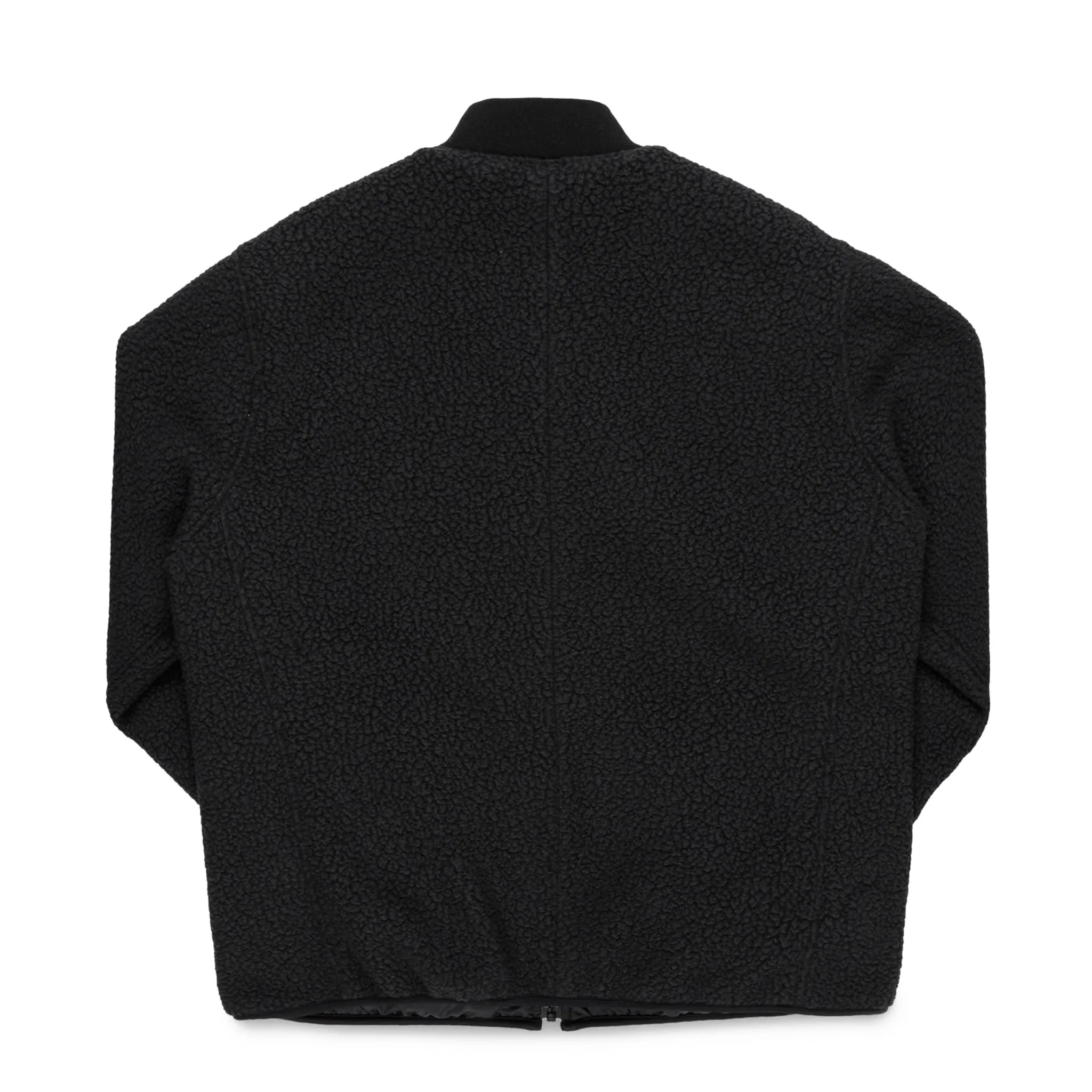 IHJ-157-BLK Reversible Fleece Jacket - Black - Image 11