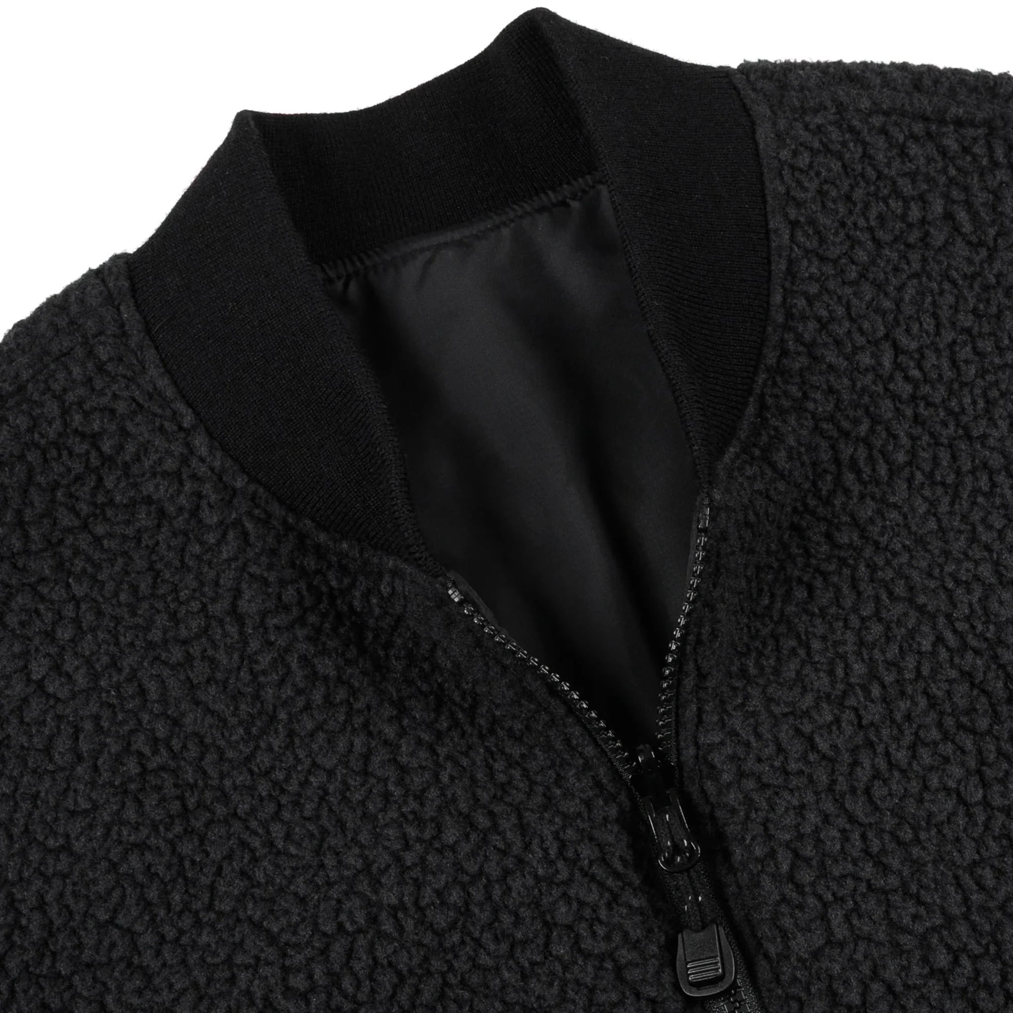 IHJ-157-BLK Reversible Fleece Jacket - Black - Image 13