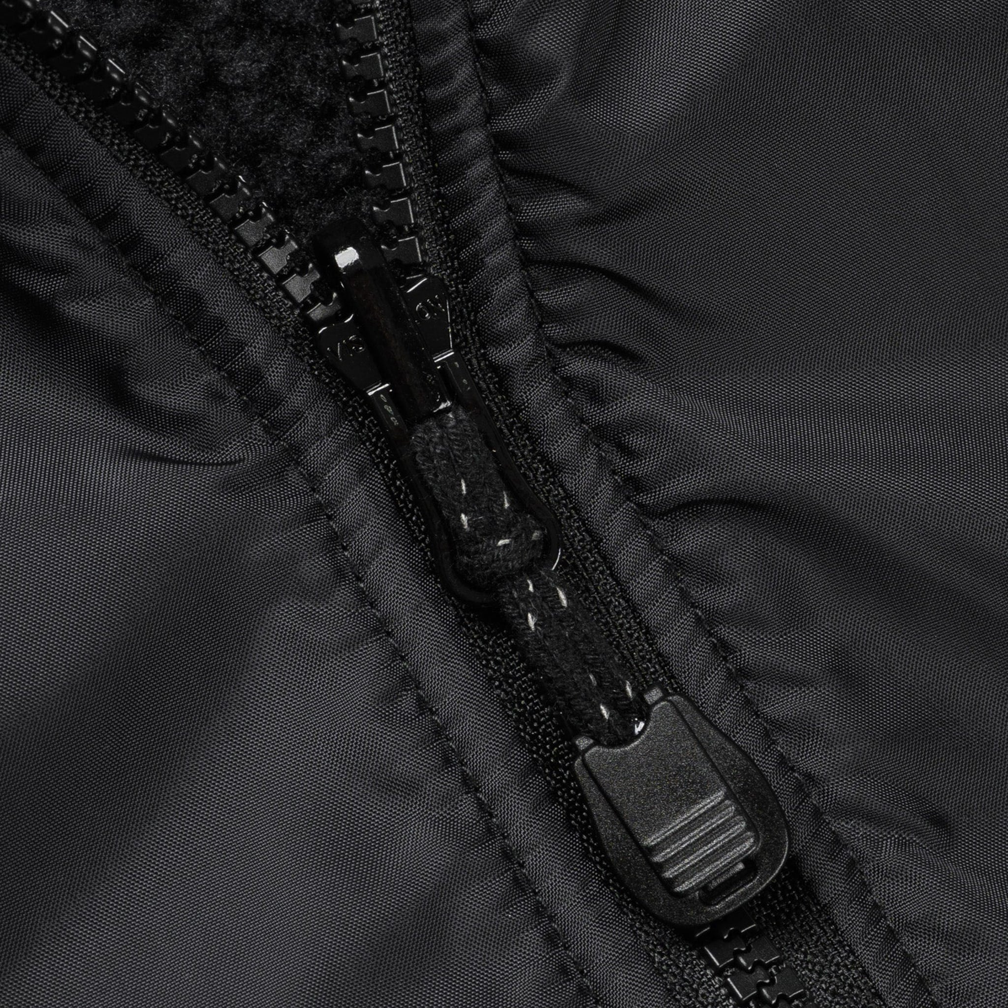 IHJ-157-BLK Reversible Fleece Jacket - Black - Image 5