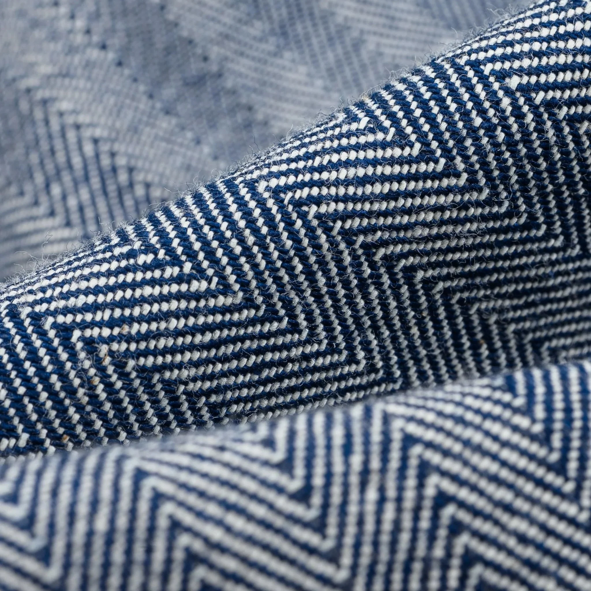 IHJ-164-IND 10.5oz Herringbone Work Jacket - Indigo - Image 14