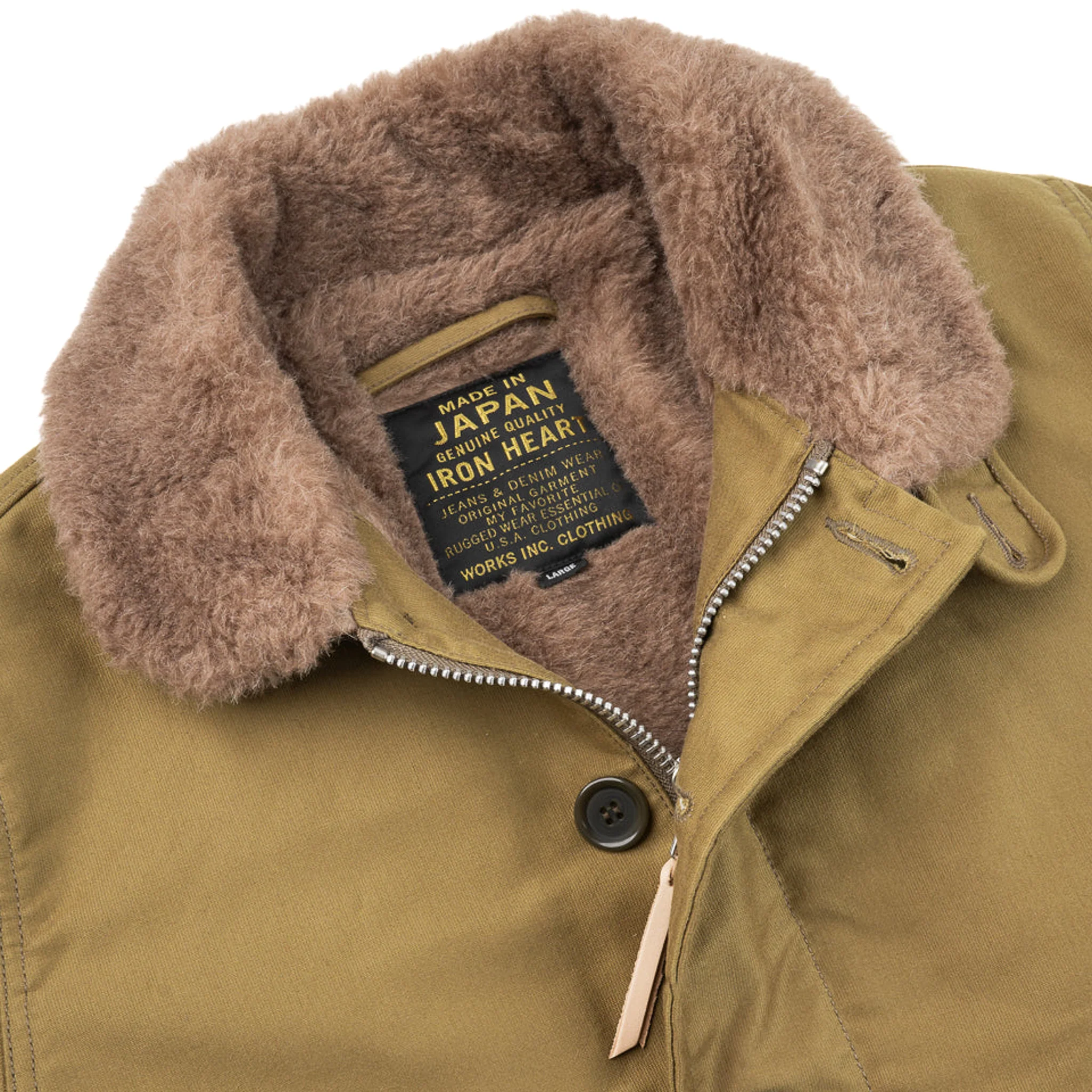 IHM-35-KHA Whipcord N1 Deck Jacket - Khaki - Image 6