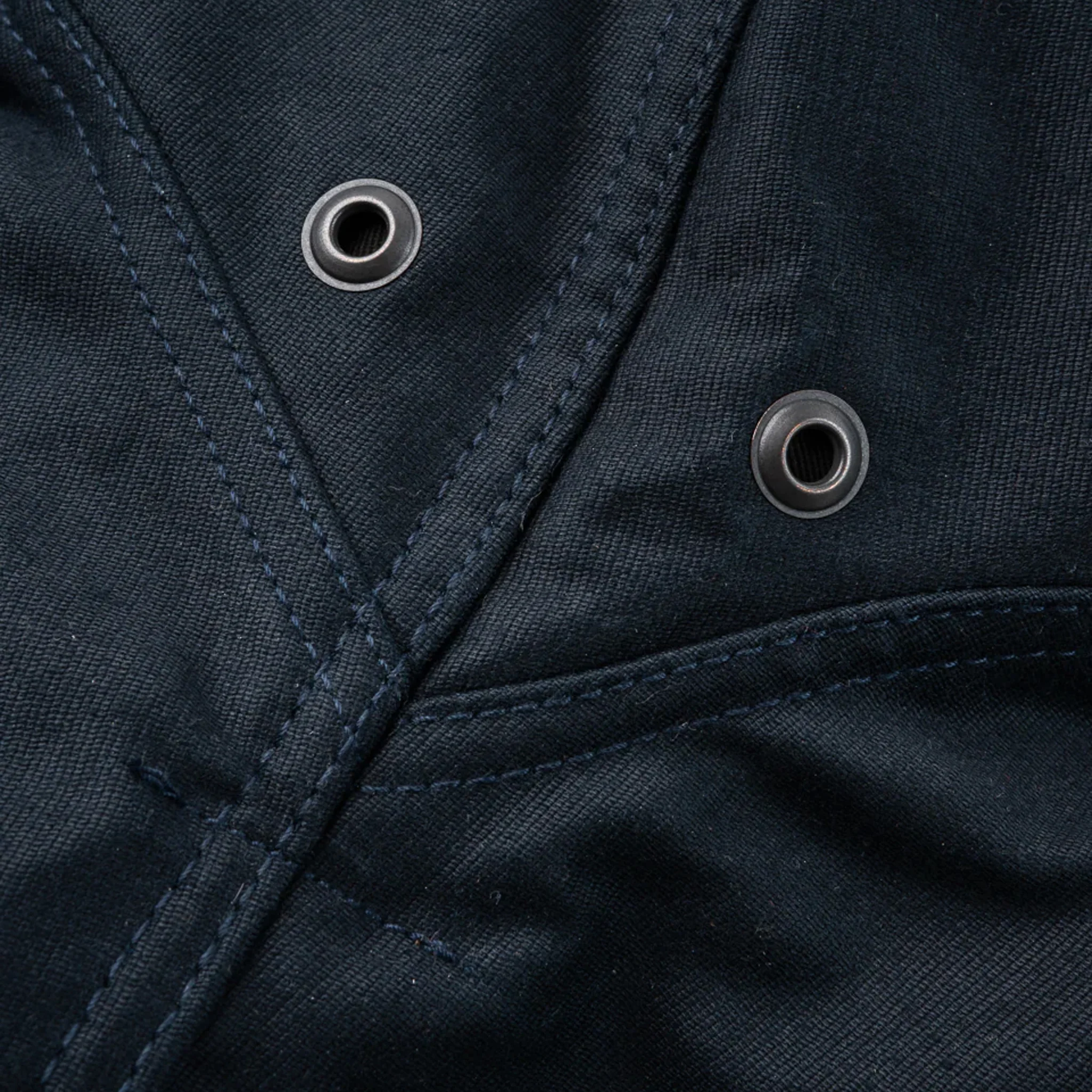 IHM-35-NAV Whipcord N1 Deck Jacket - Navy - Image 10