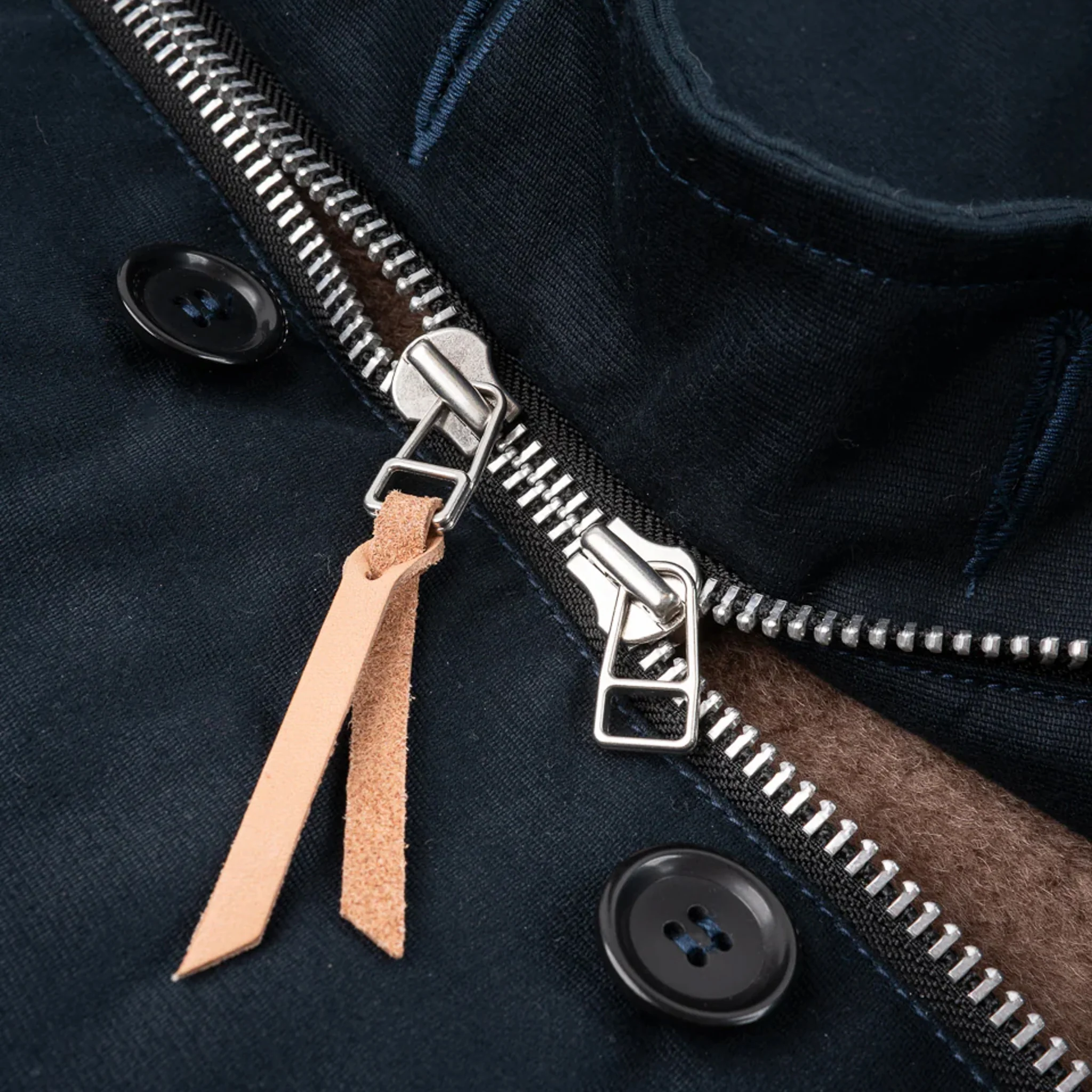 IHM-35-NAV Whipcord N1 Deck Jacket - Navy - Image 12