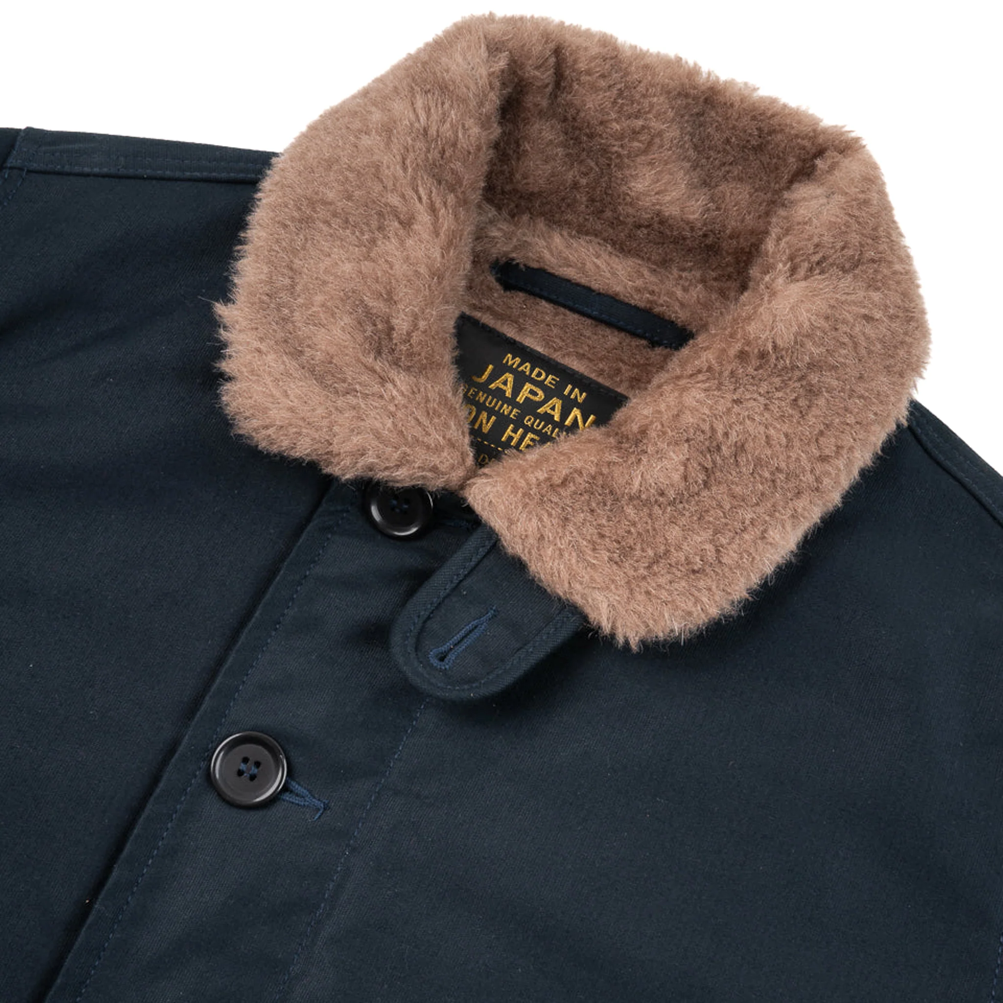 IHM-35-NAV Whipcord N1 Deck Jacket - Navy - Image 4