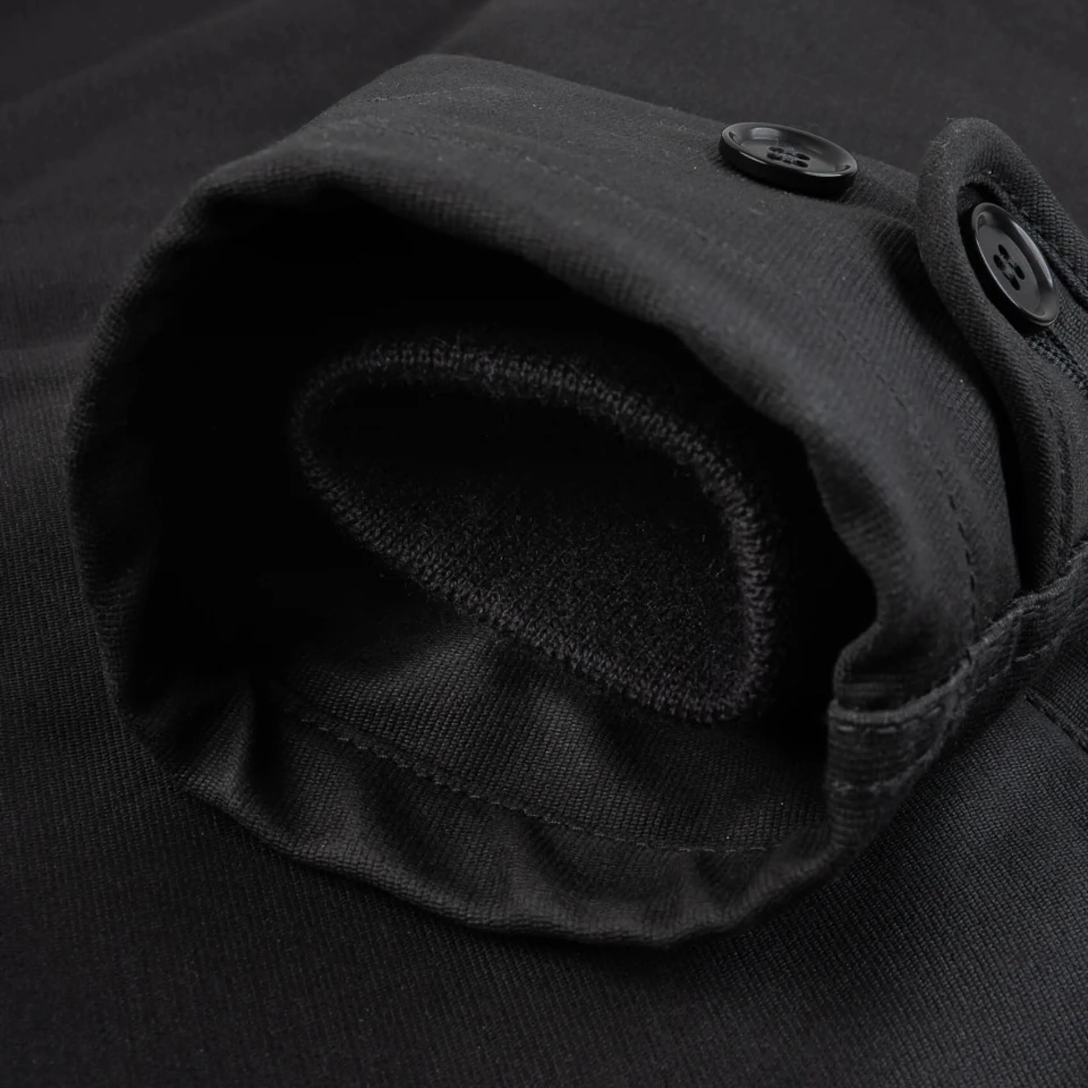 IHM-37-BLK (FW25) Oiled Whipcord N1 Deck Jacket - Black - Image 10