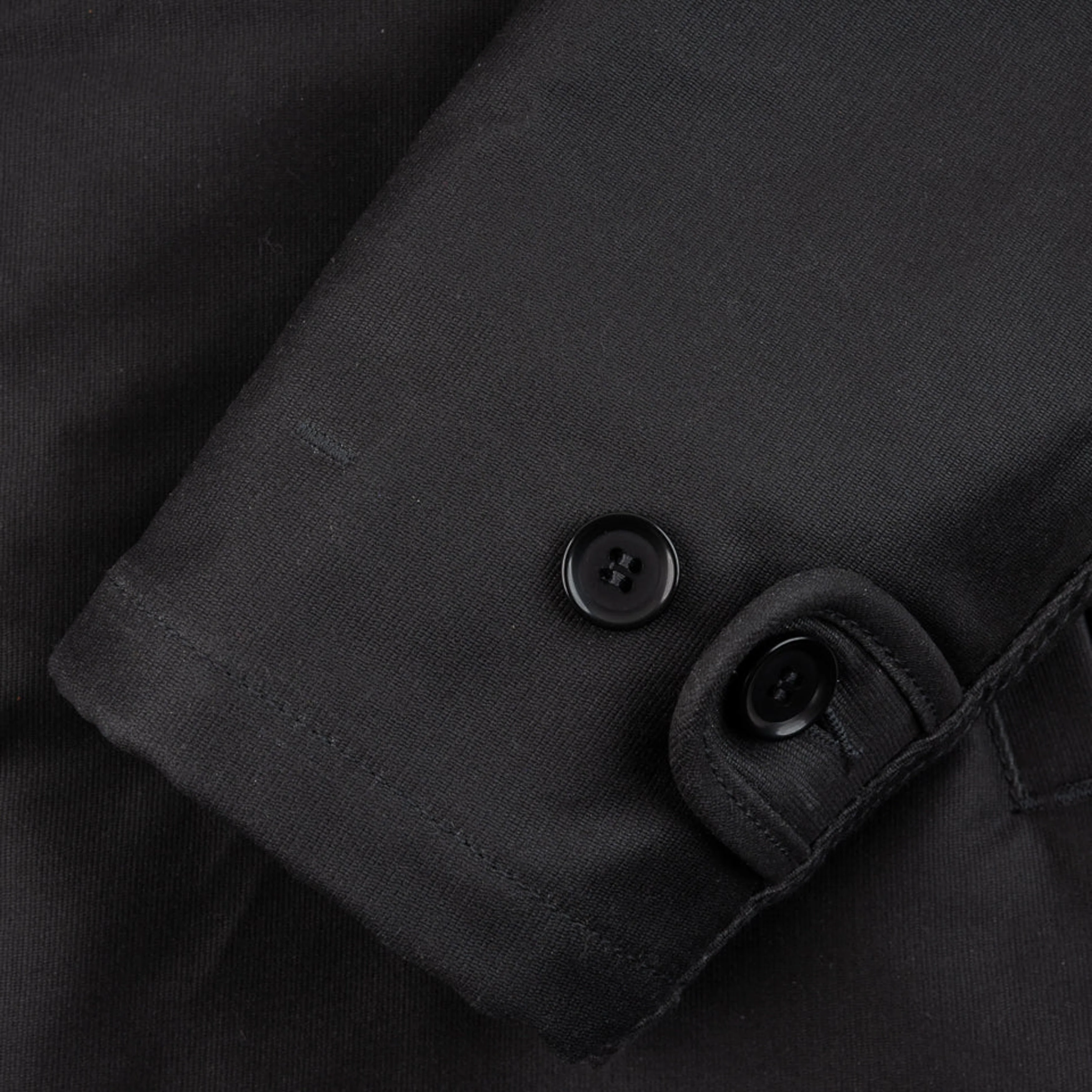 IHM-37-BLK (FW25) Oiled Whipcord N1 Deck Jacket - Black - Image 11