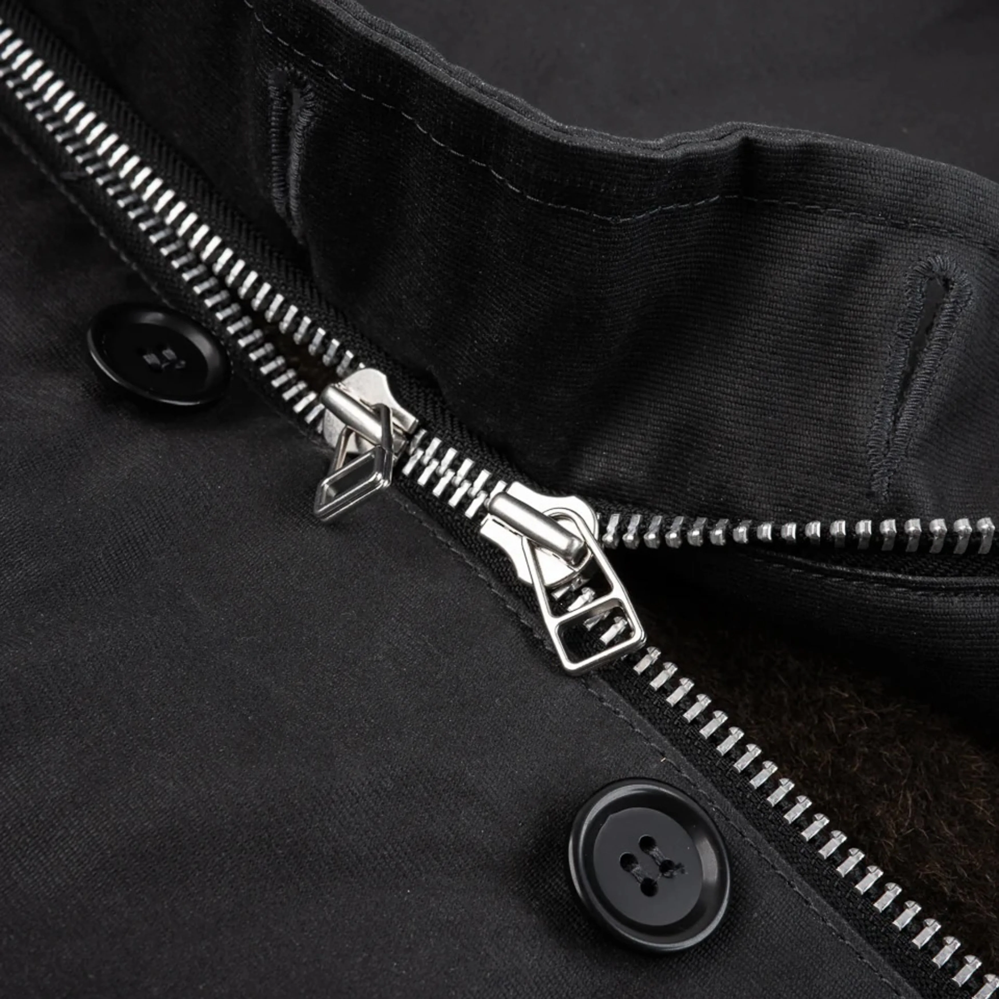 IHM-37-BLK (FW25) Oiled Whipcord N1 Deck Jacket - Black - Image 13