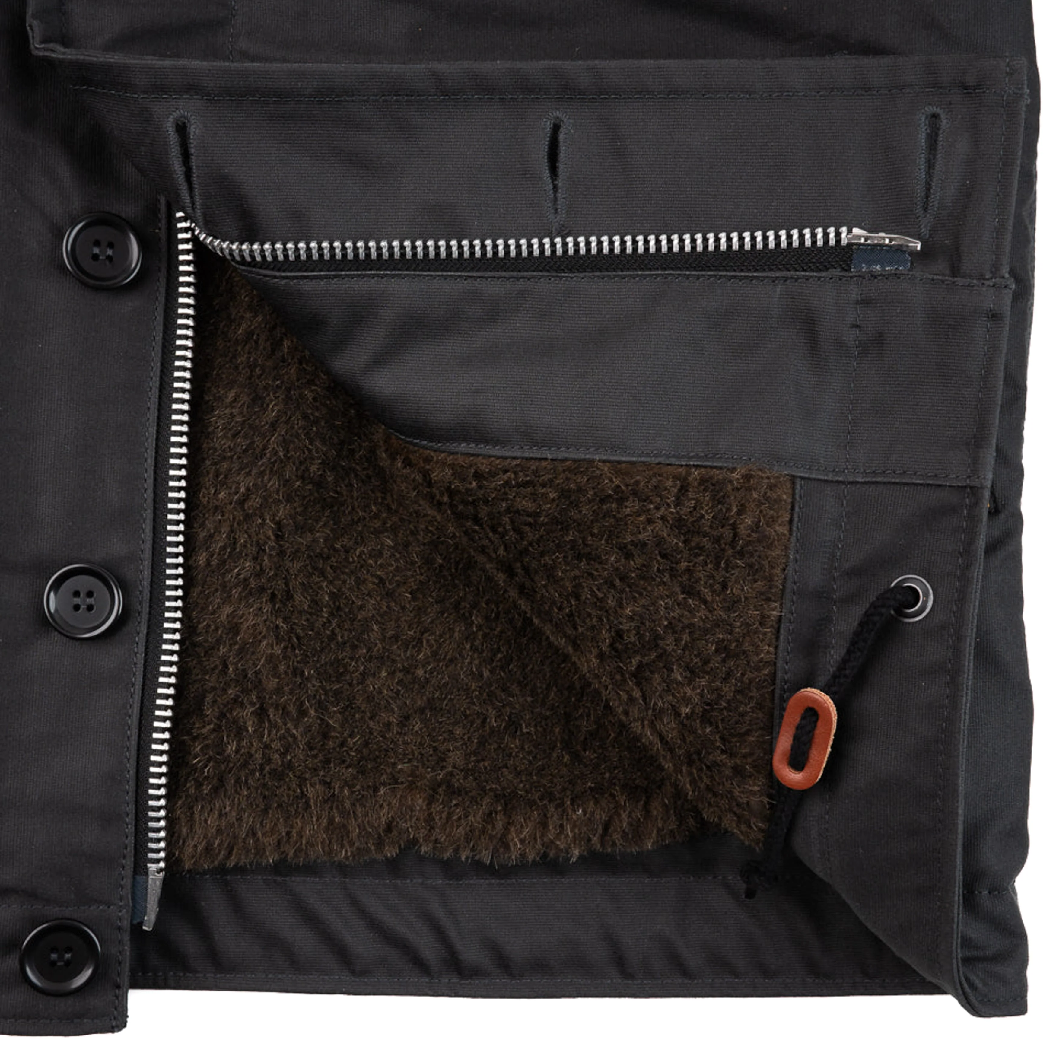IHM-37-BLK (FW25) Oiled Whipcord N1 Deck Jacket - Black - Image 15