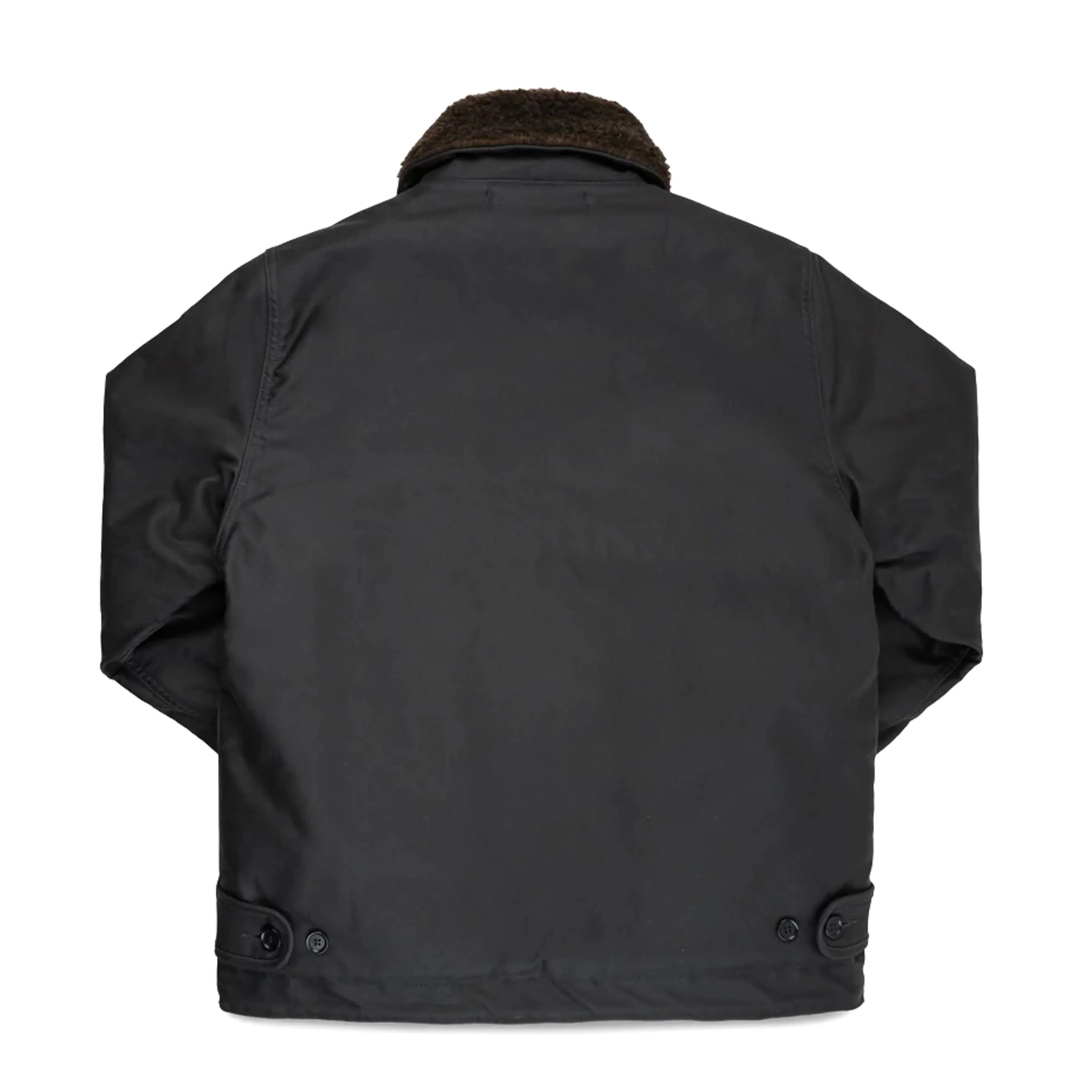 IHM-37-BLK (FW25) Oiled Whipcord N1 Deck Jacket - Black - Image 2