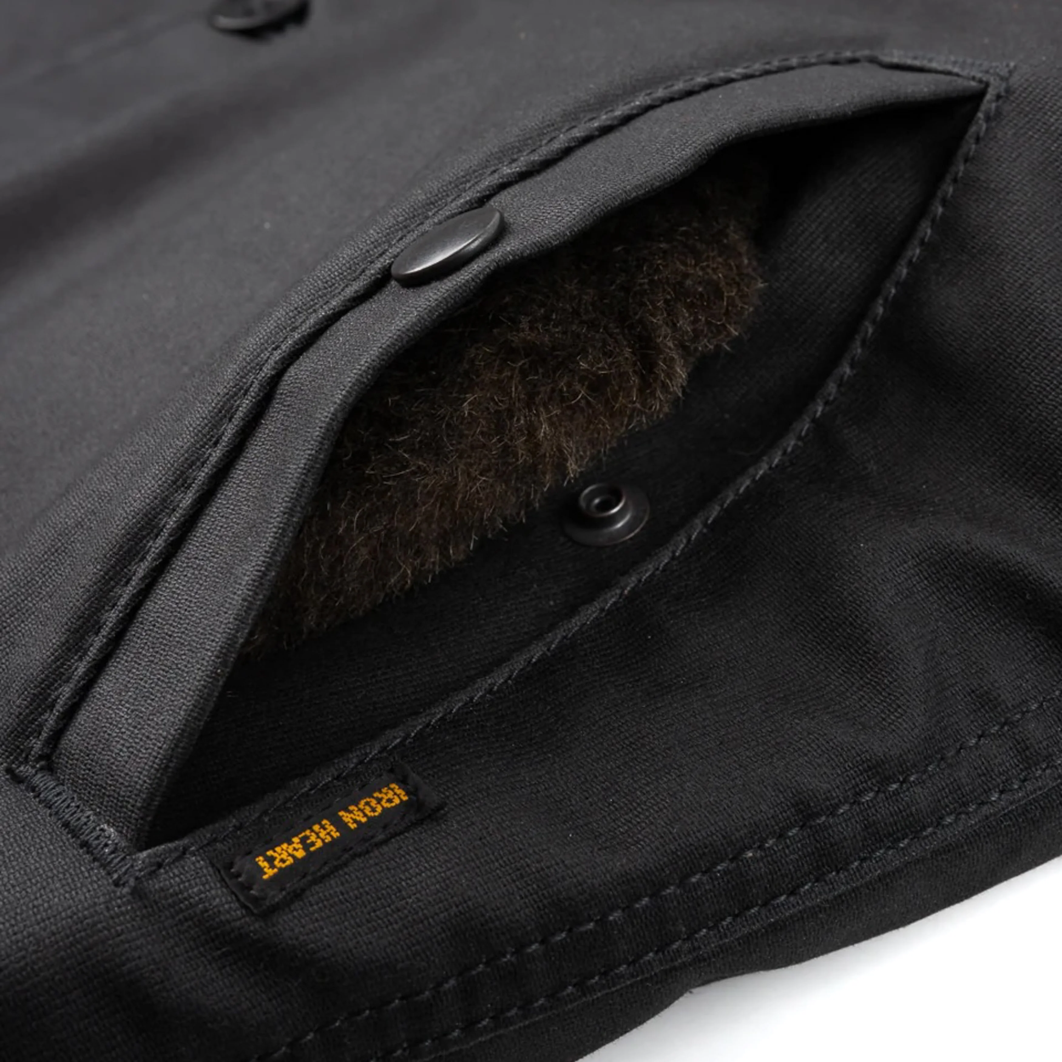 IHM-37-BLK (FW25) Oiled Whipcord N1 Deck Jacket - Black - Image 8