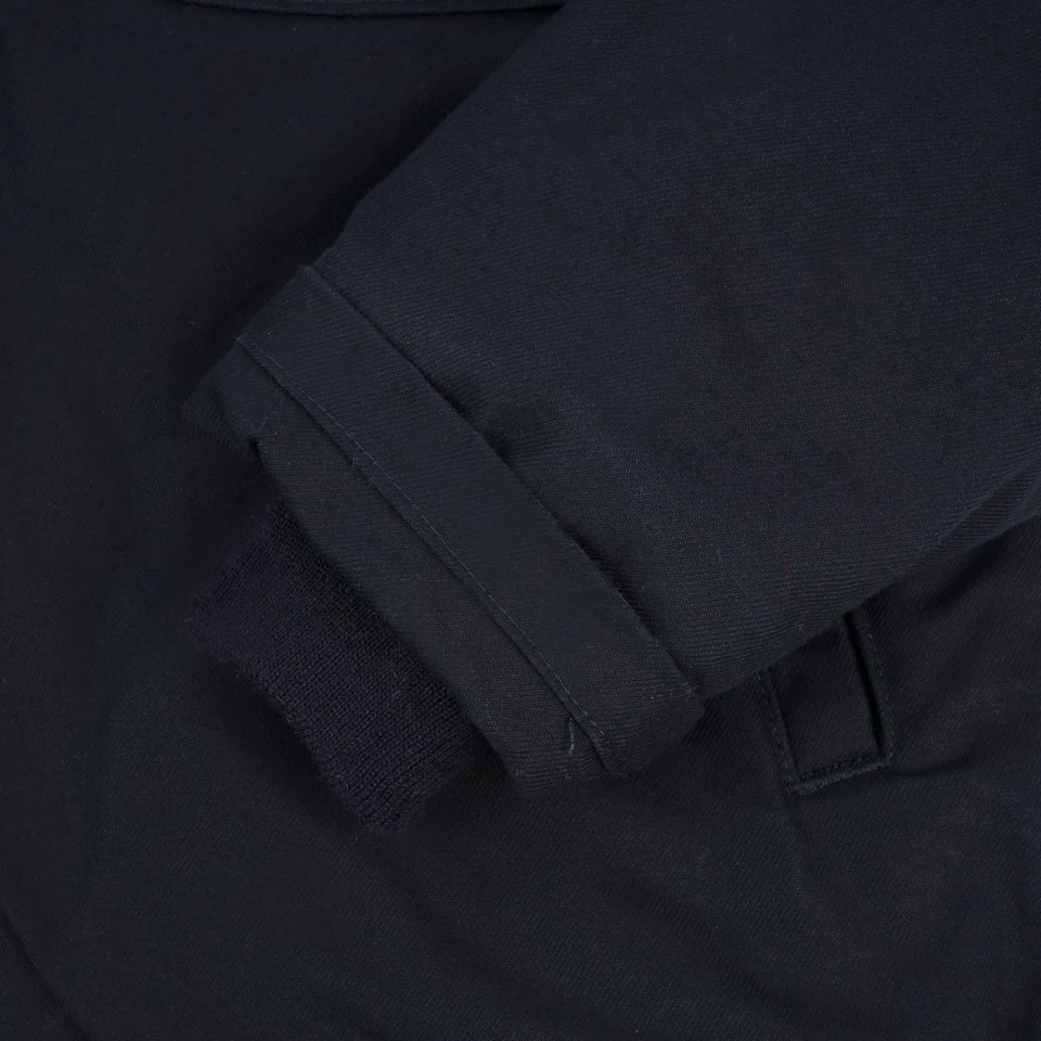 IHM-39-BLK Military Serge A2 Deck Jacket - Black - Image 7