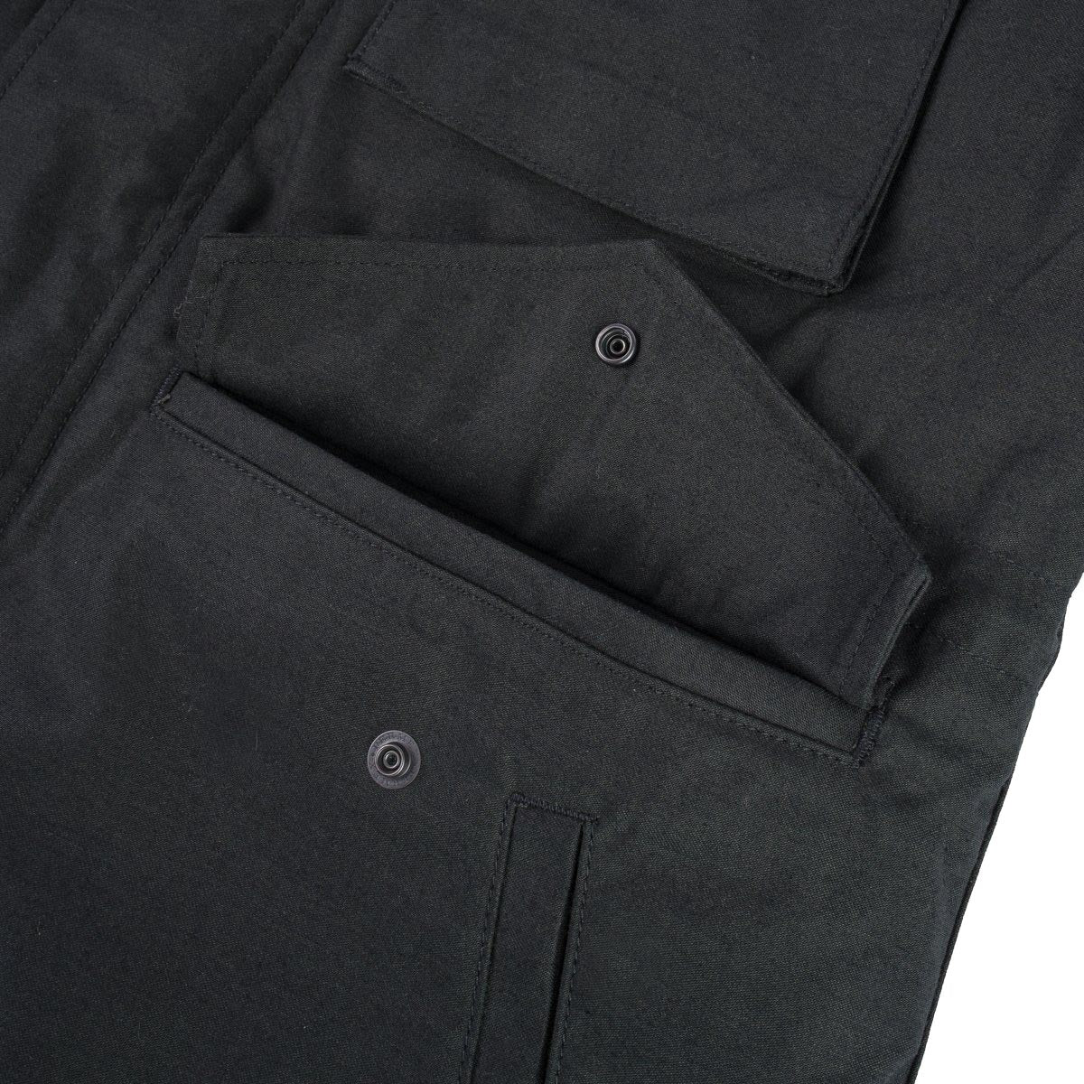 IHM-41-BLK Quilt Lining M65 Field Jacket - Black - Image 14