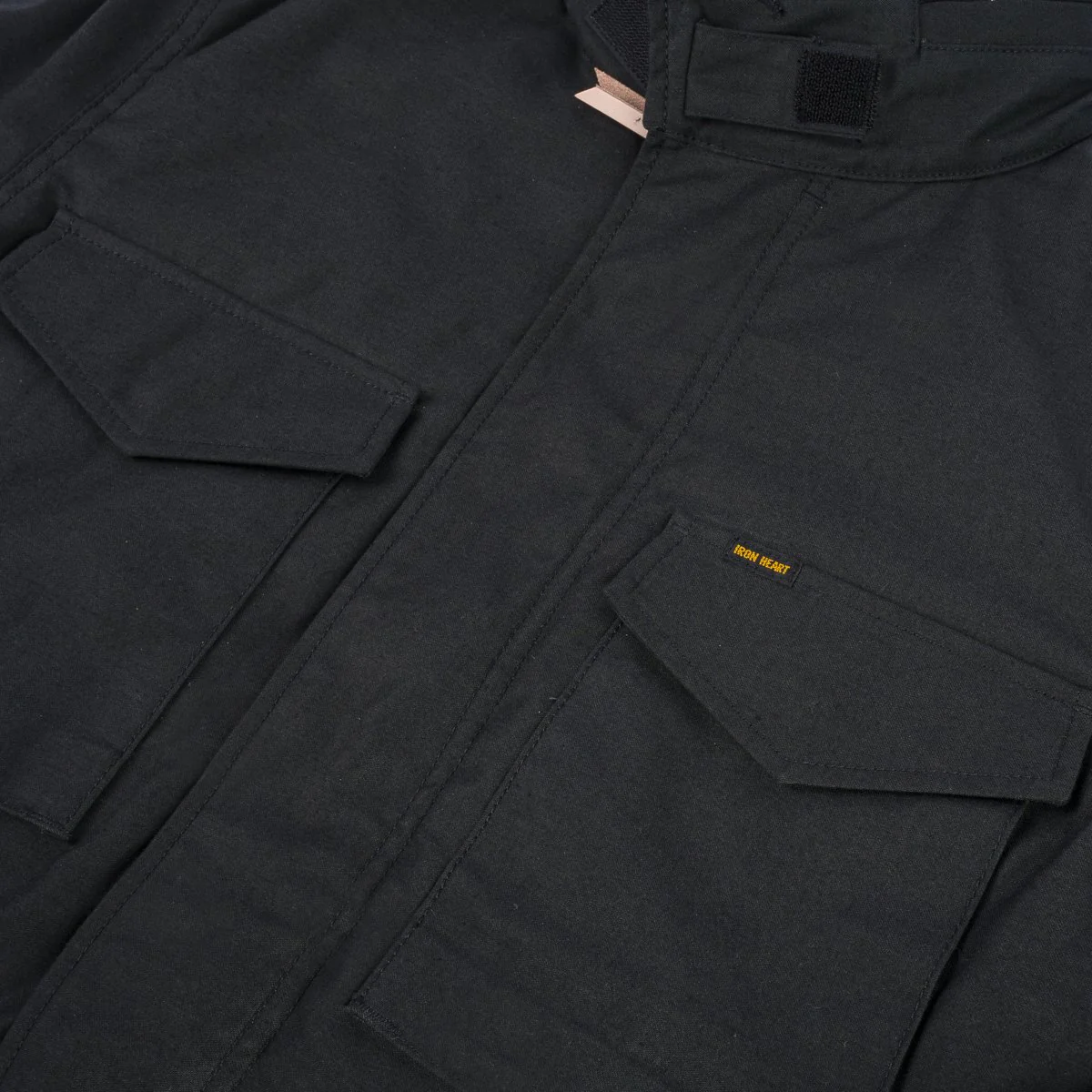 IHM-41-BLK Quilt Lining M65 Field Jacket - Black - Image 9