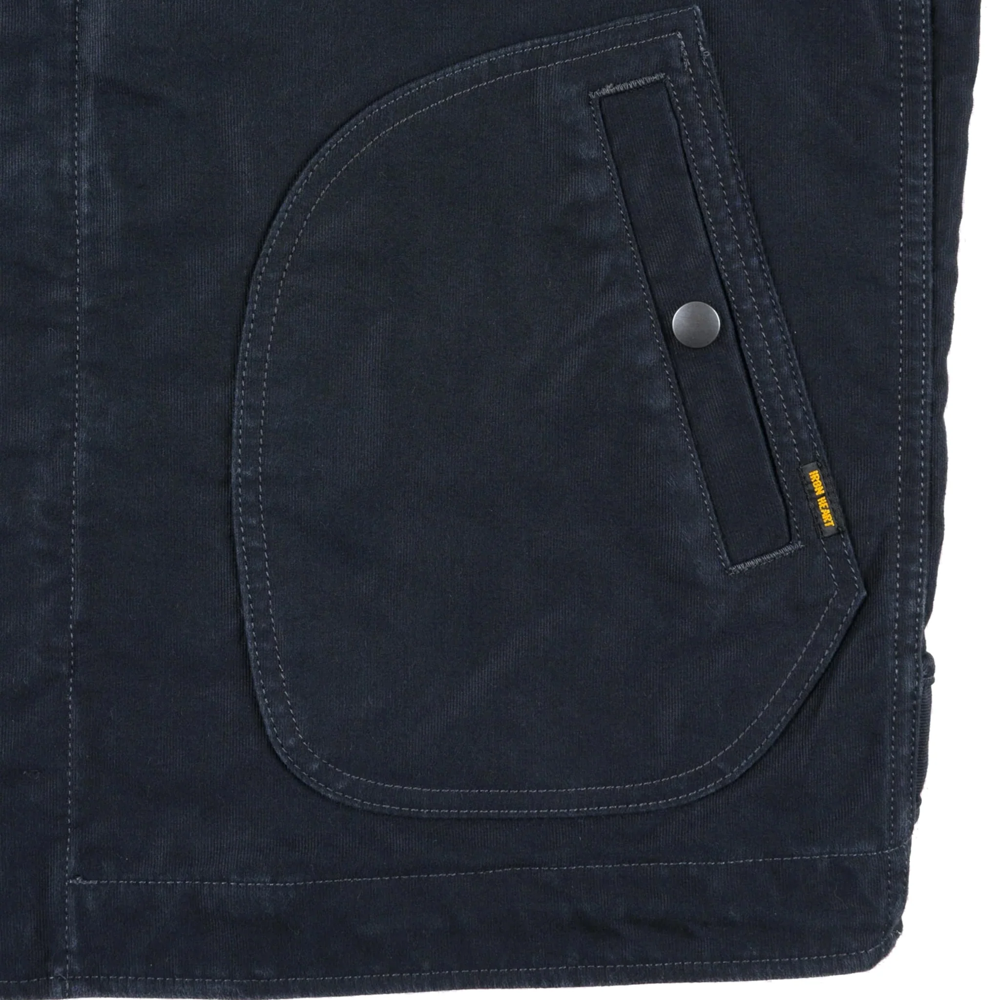 IHM-48-BLK 12oz Whipcord Lightweight N1 Deck Jacket - Black - Image 5