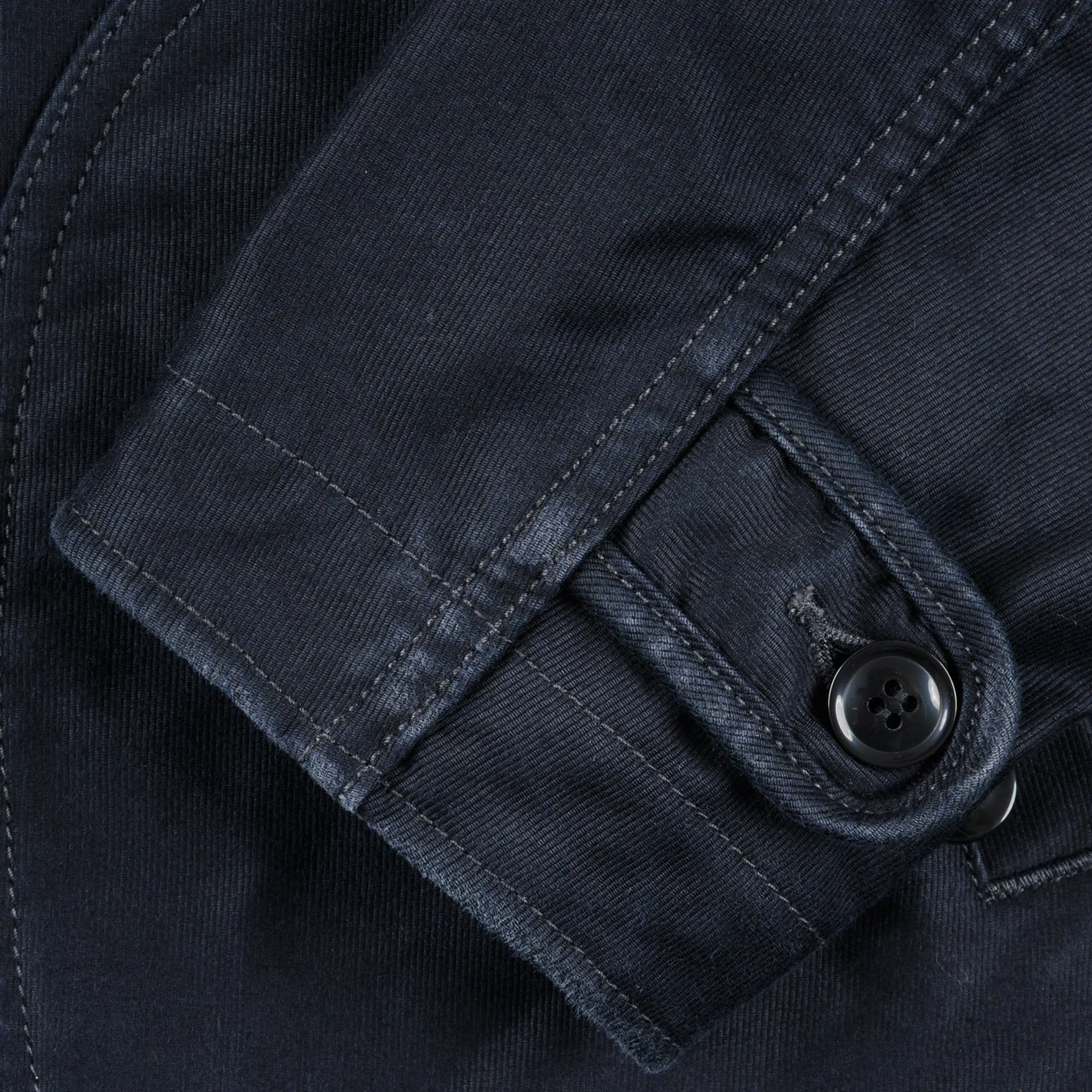 IHM-48-BLK 12oz Whipcord Lightweight N1 Deck Jacket - Black - Image 6