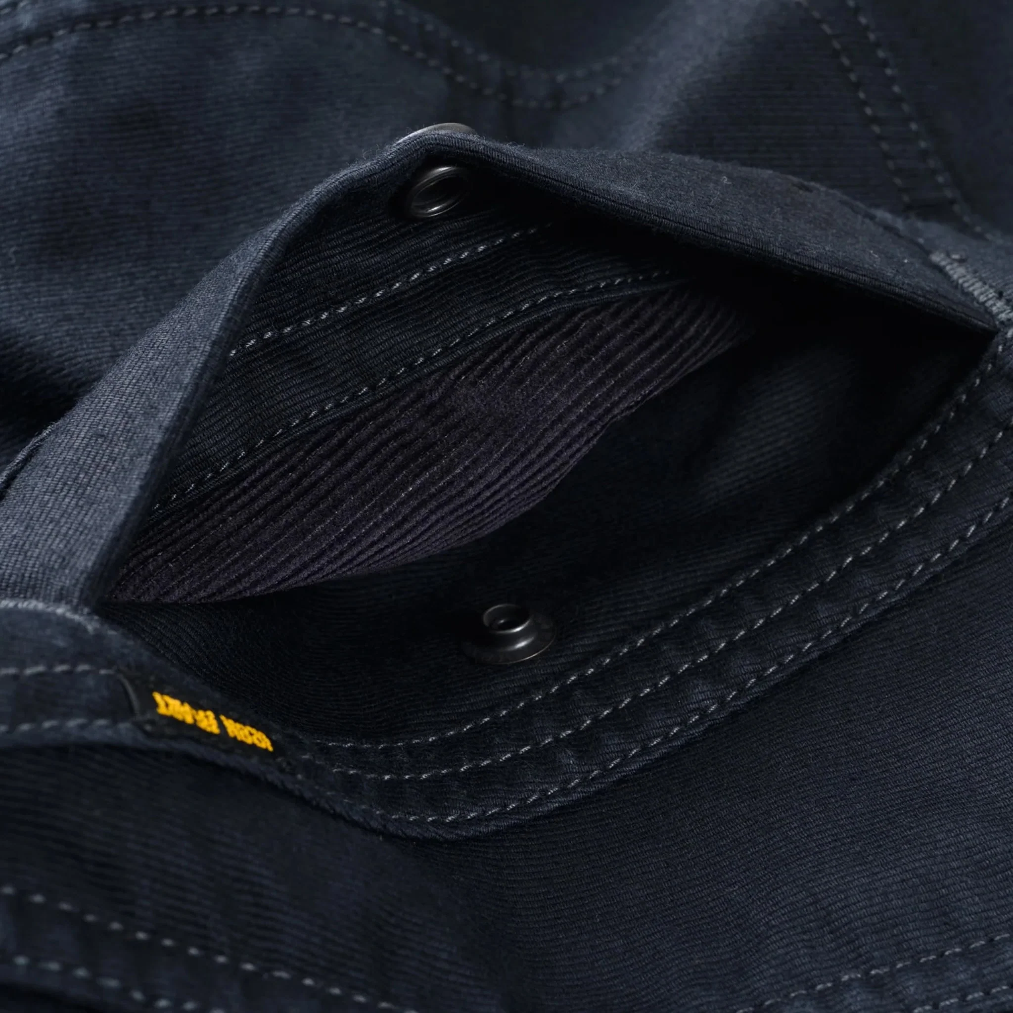 IHM-48-BLK 12oz Whipcord Lightweight N1 Deck Jacket - Black - Image 8