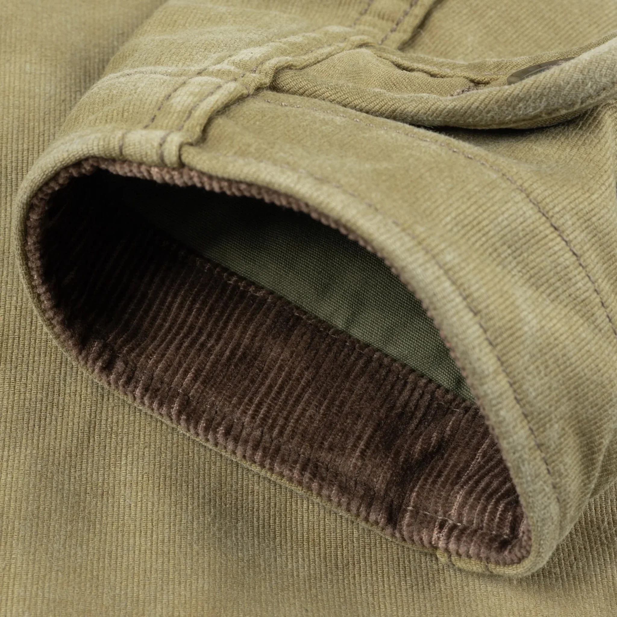 IHM-48-KHA 12oz Whipcord Lightweight N1 Deck Jacket - Khaki - Image 11