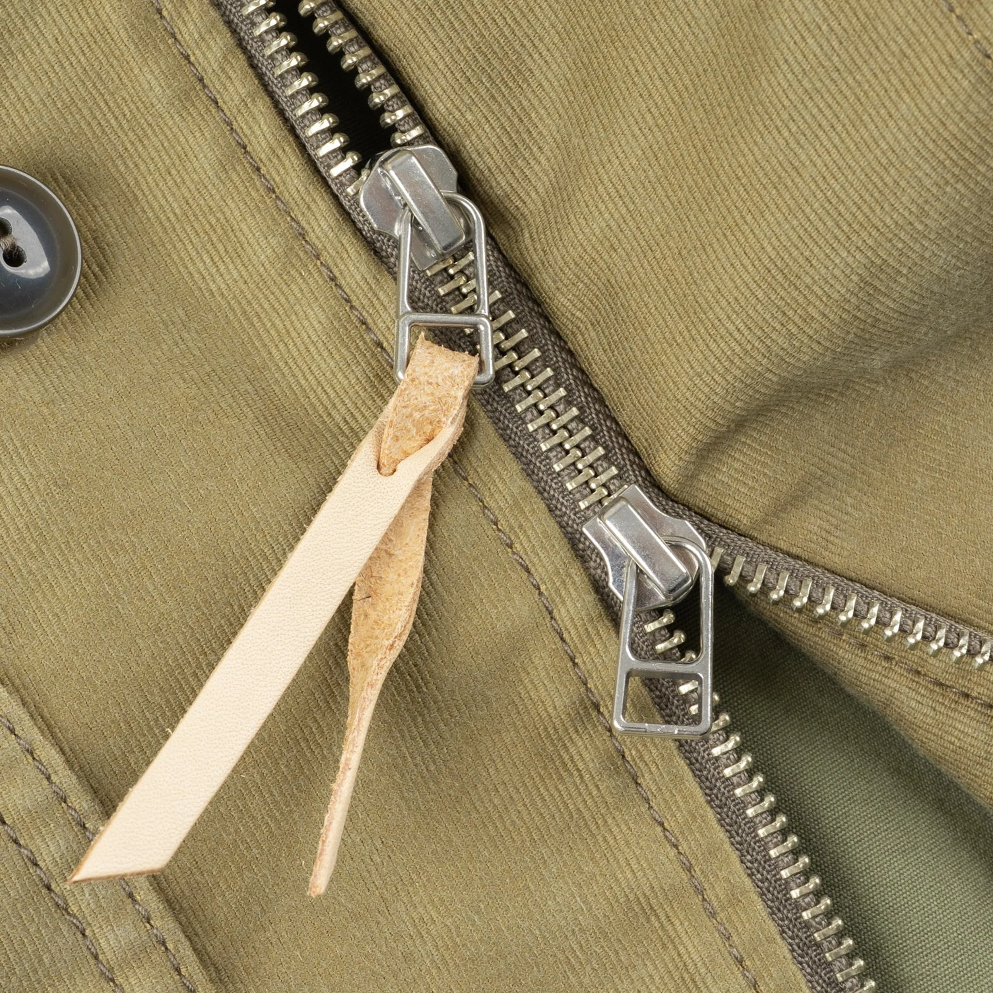 IHM-48-KHA 12oz Whipcord Lightweight N1 Deck Jacket - Khaki - Image 13