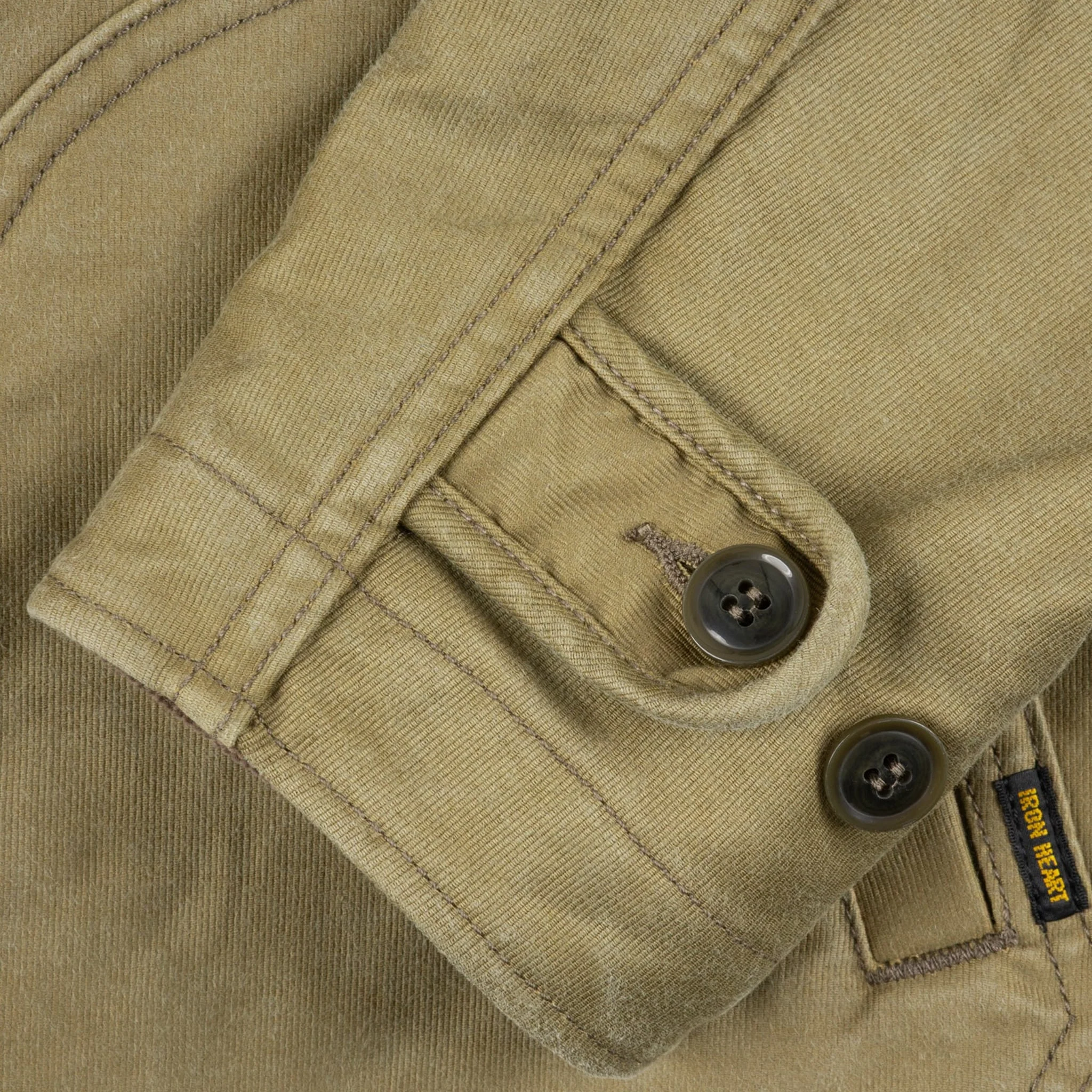 IHM-48-KHA 12oz Whipcord Lightweight N1 Deck Jacket - Khaki - Image 6