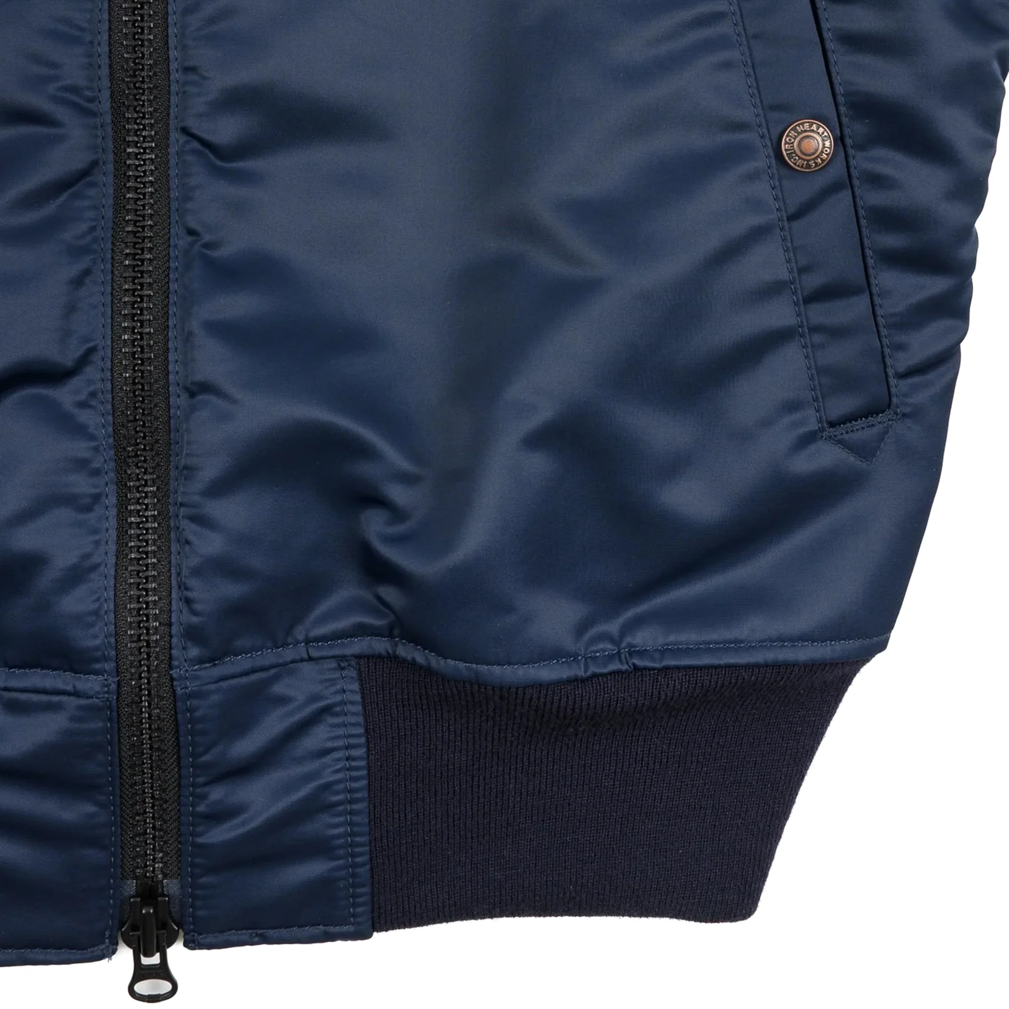 IHM-50-NAV 4.8oz Nylon Type L-2B Jacket - Navy - Image 10