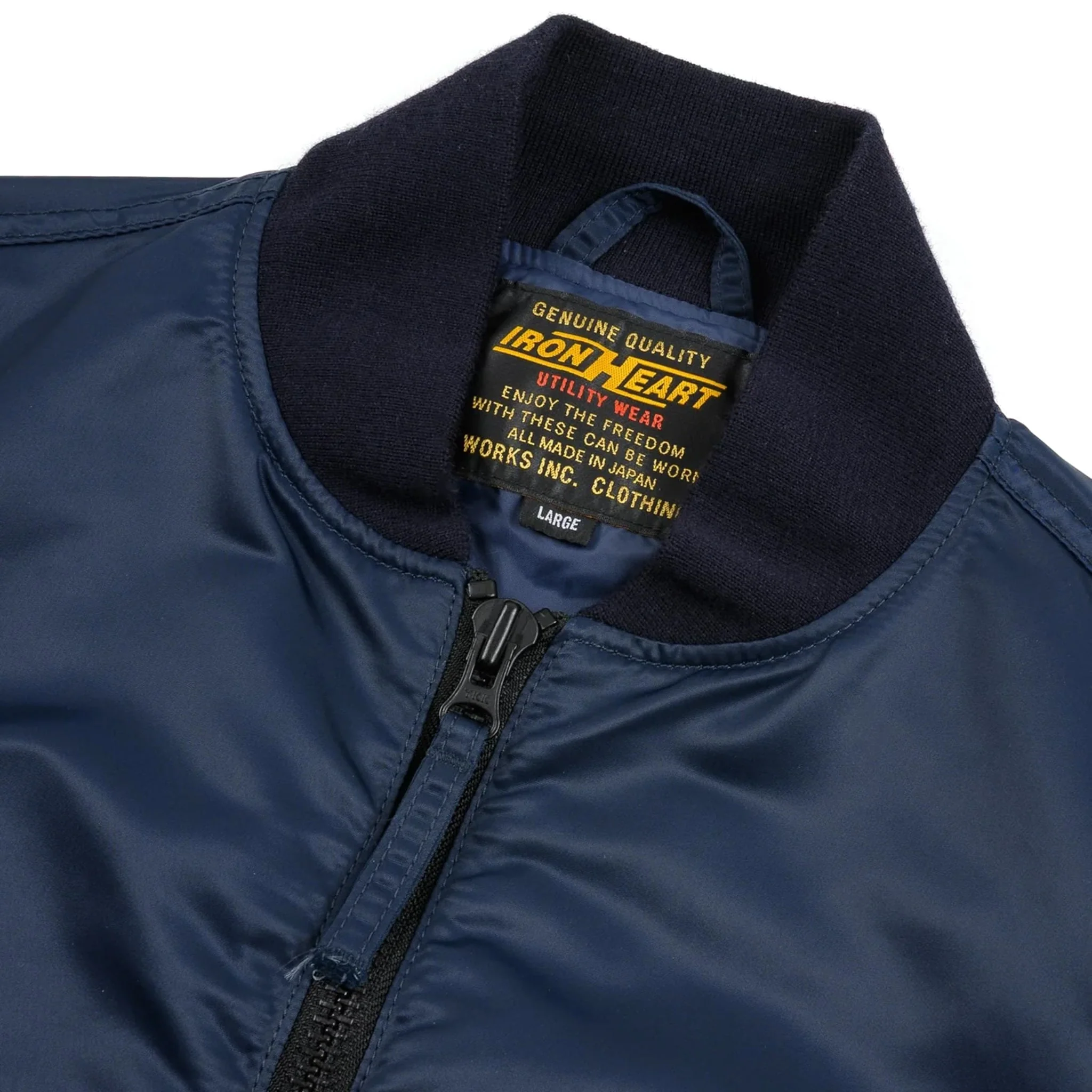 IHM-50-NAV 4.8oz Nylon Type L-2B Jacket - Navy - Image 4