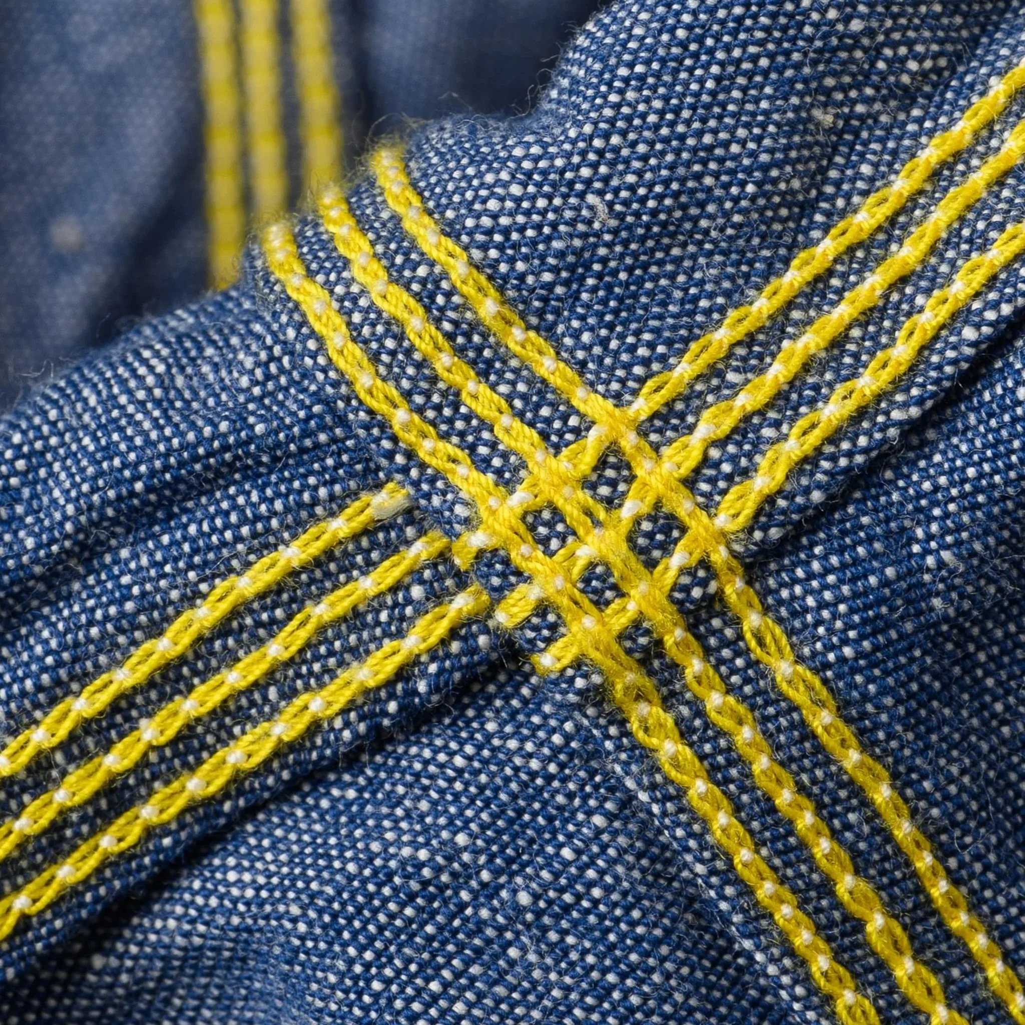 IHSH-21-BLU 10oz Selvedge Chambray Work Shirt - Blue - Image 14