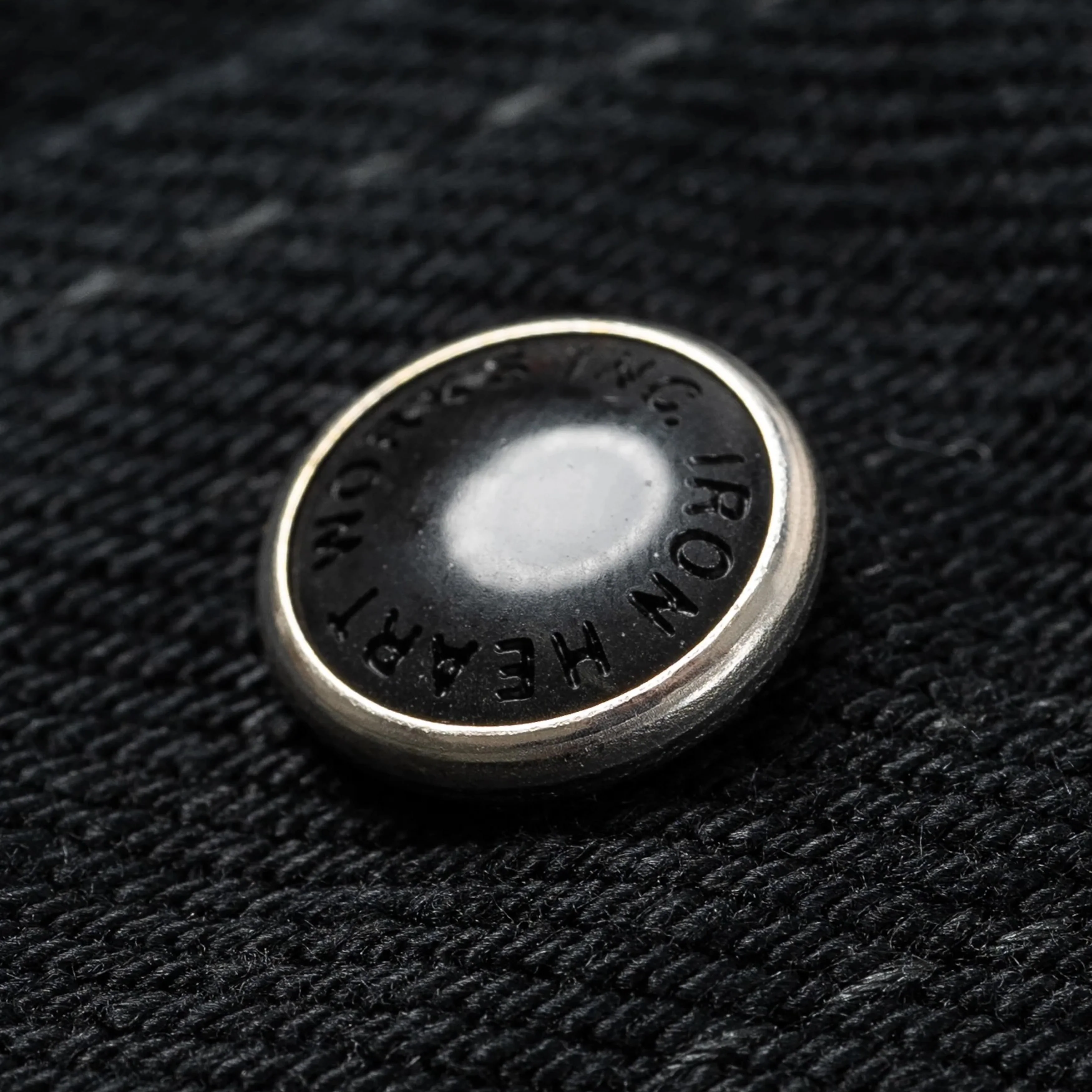 IHSH-218-BLK 12oz Selvedge Denim Western Shirt "The Johnny Cash III" - Black - Image 13