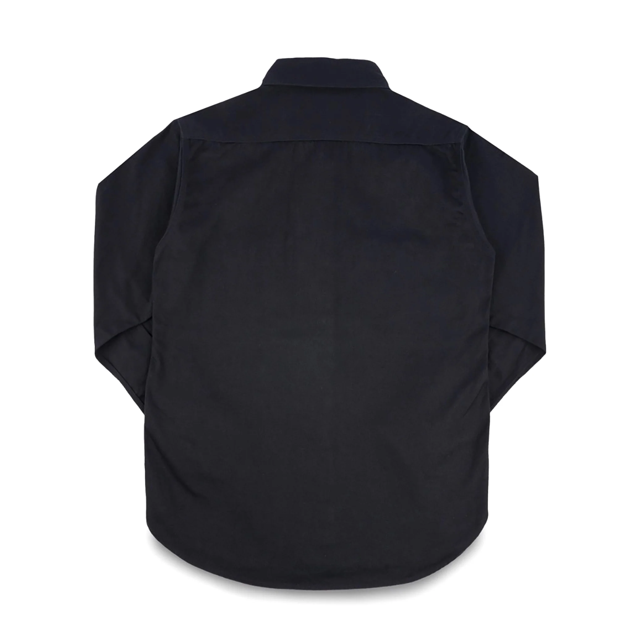 IHSH-414-BLK 9oz Cotton Linen Work Shirt - Black - Image 2