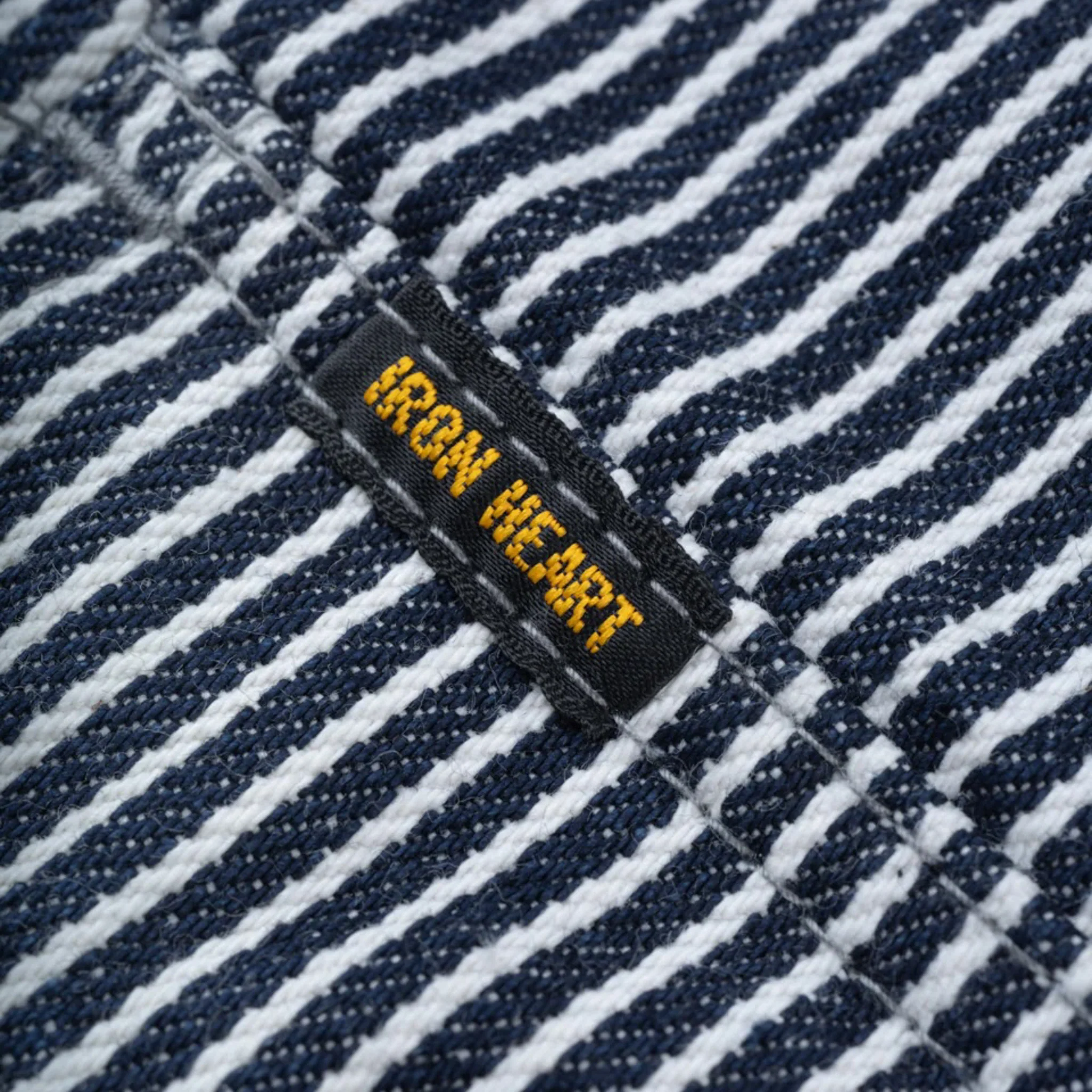 IHSH-421-IND 12oz Hickory Stripe CPO Shirt - Indigo - Image 11
