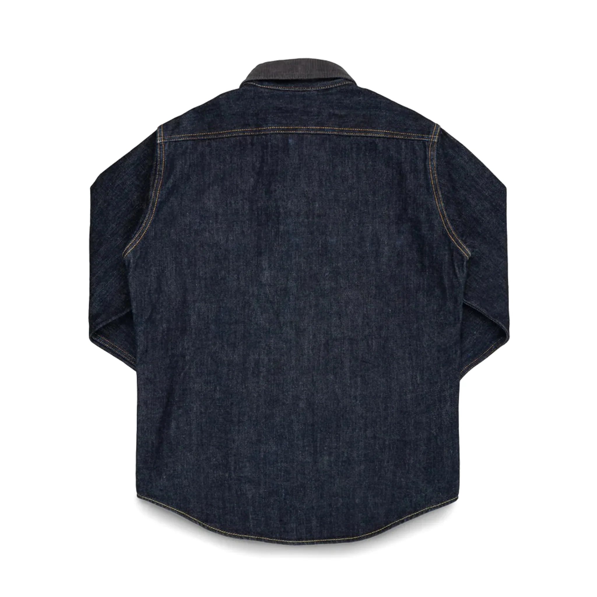 IHSH-427-IND 16oz Selvedge Denim CPO Shirt - Indigo - Image 2