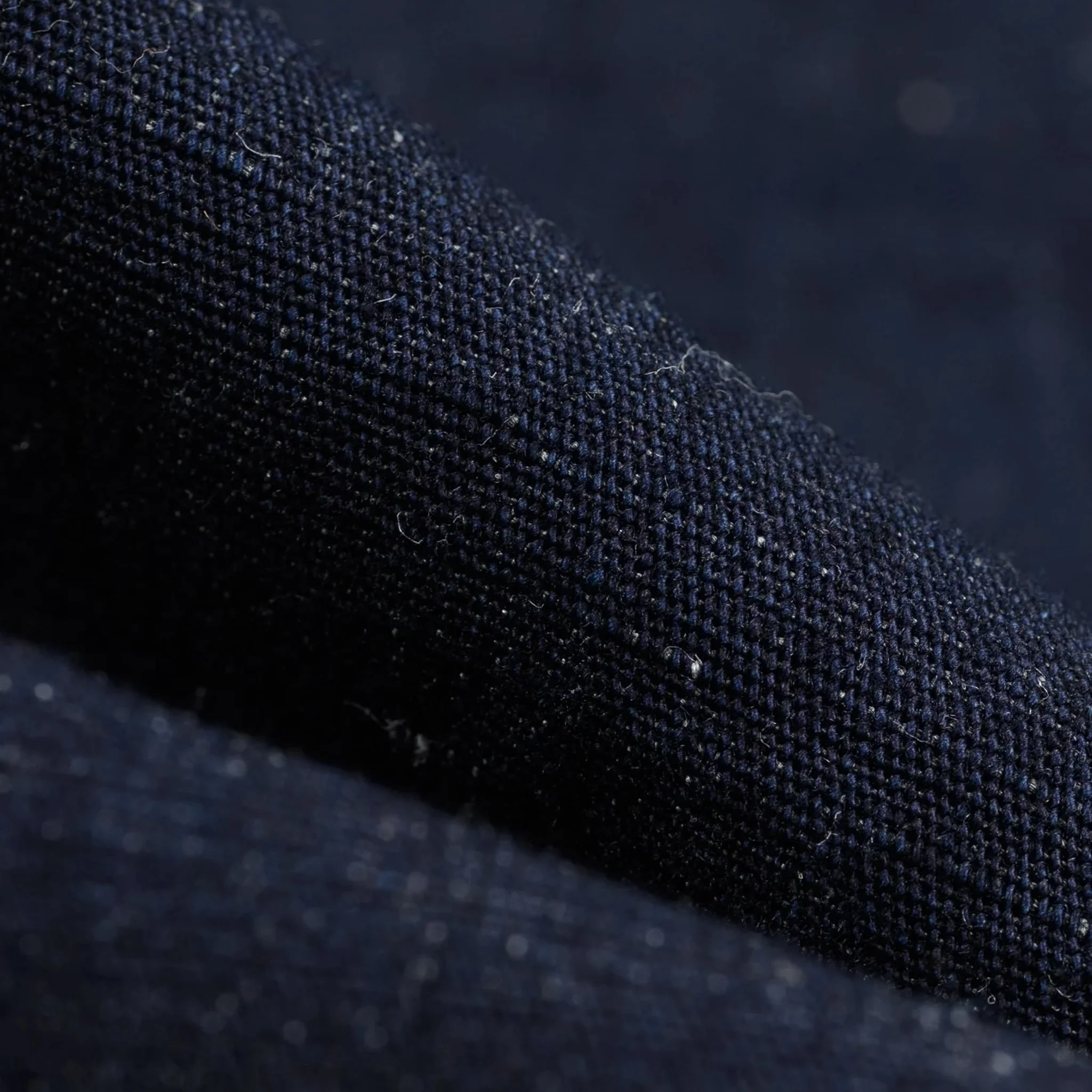 IHSH-444-IND 7oz Cotton Linen Chambray Western Shirt - Indigo - Image 13