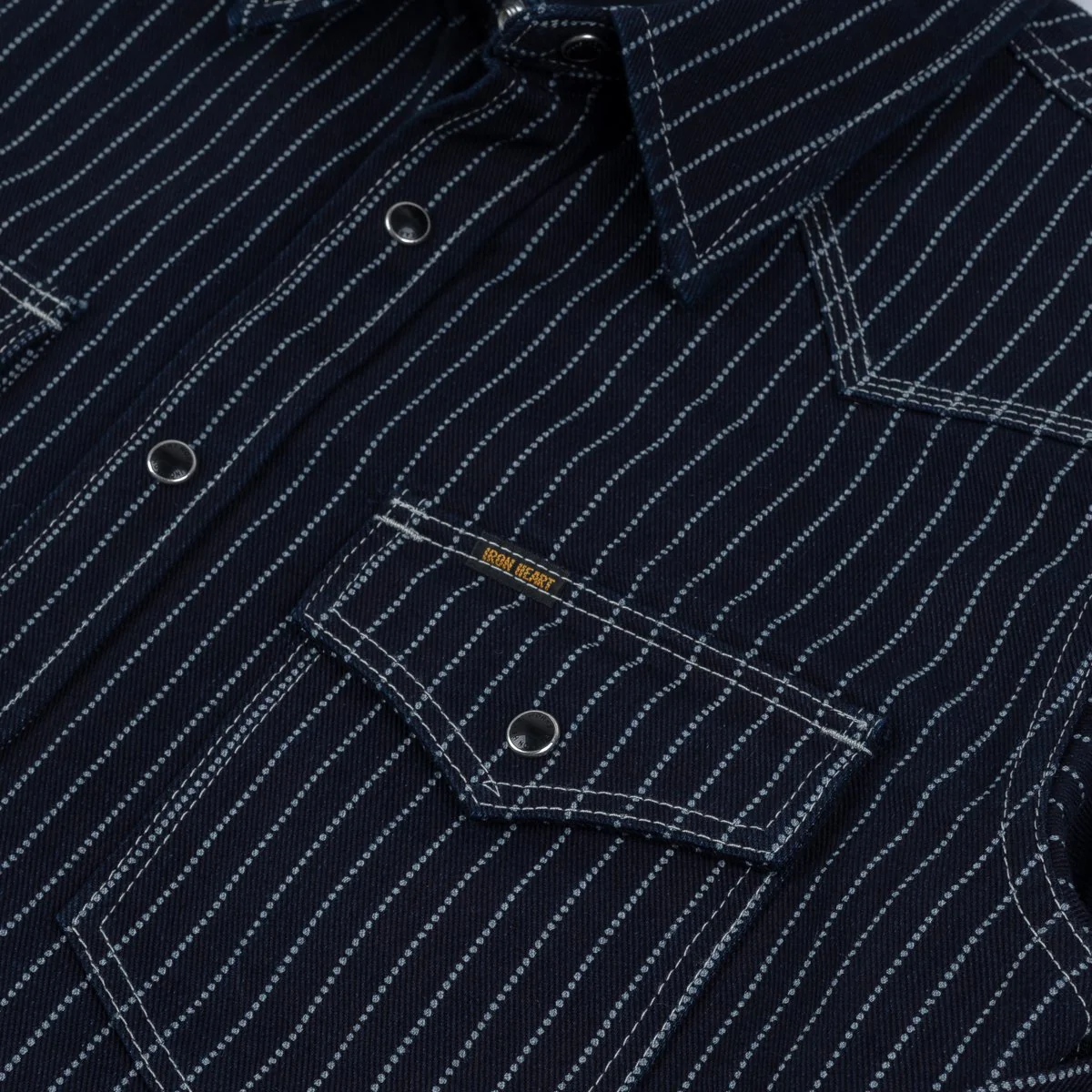 IHSH-62-IND 12oz Wabash Western Shirt - Indigo - Image 4
