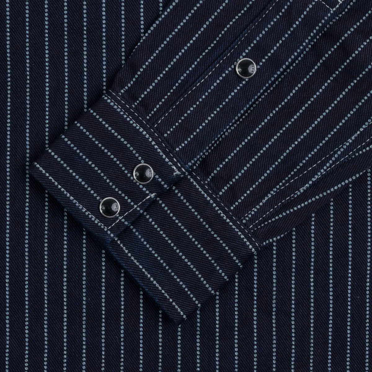 IHSH-62-IND 12oz Wabash Western Shirt - Indigo - Image 6