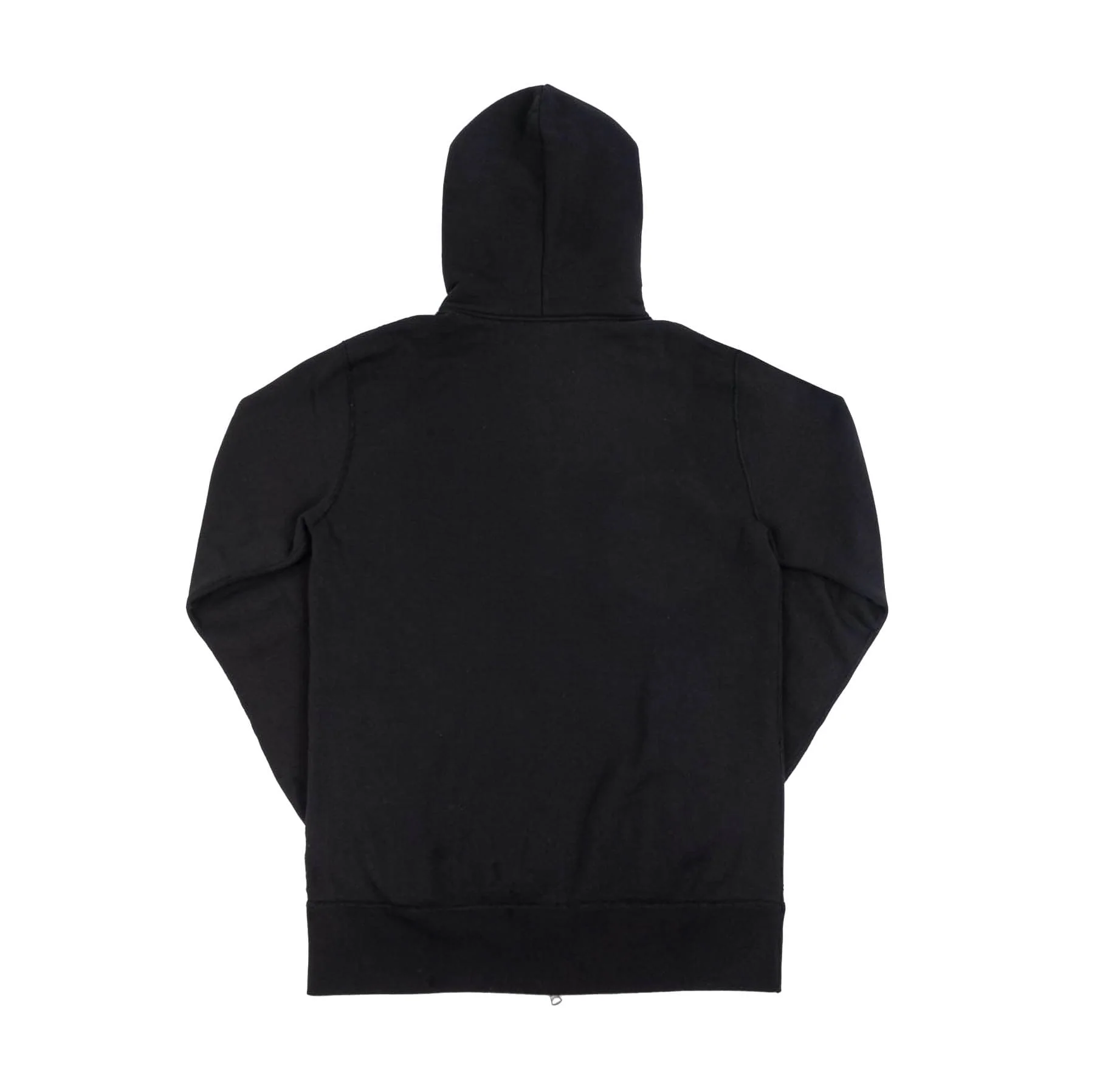 IHSW-10-BLK 14oz Ultra Heavyweight Loopwheel Cotton Zip Up Hoodie – Black - Image 2