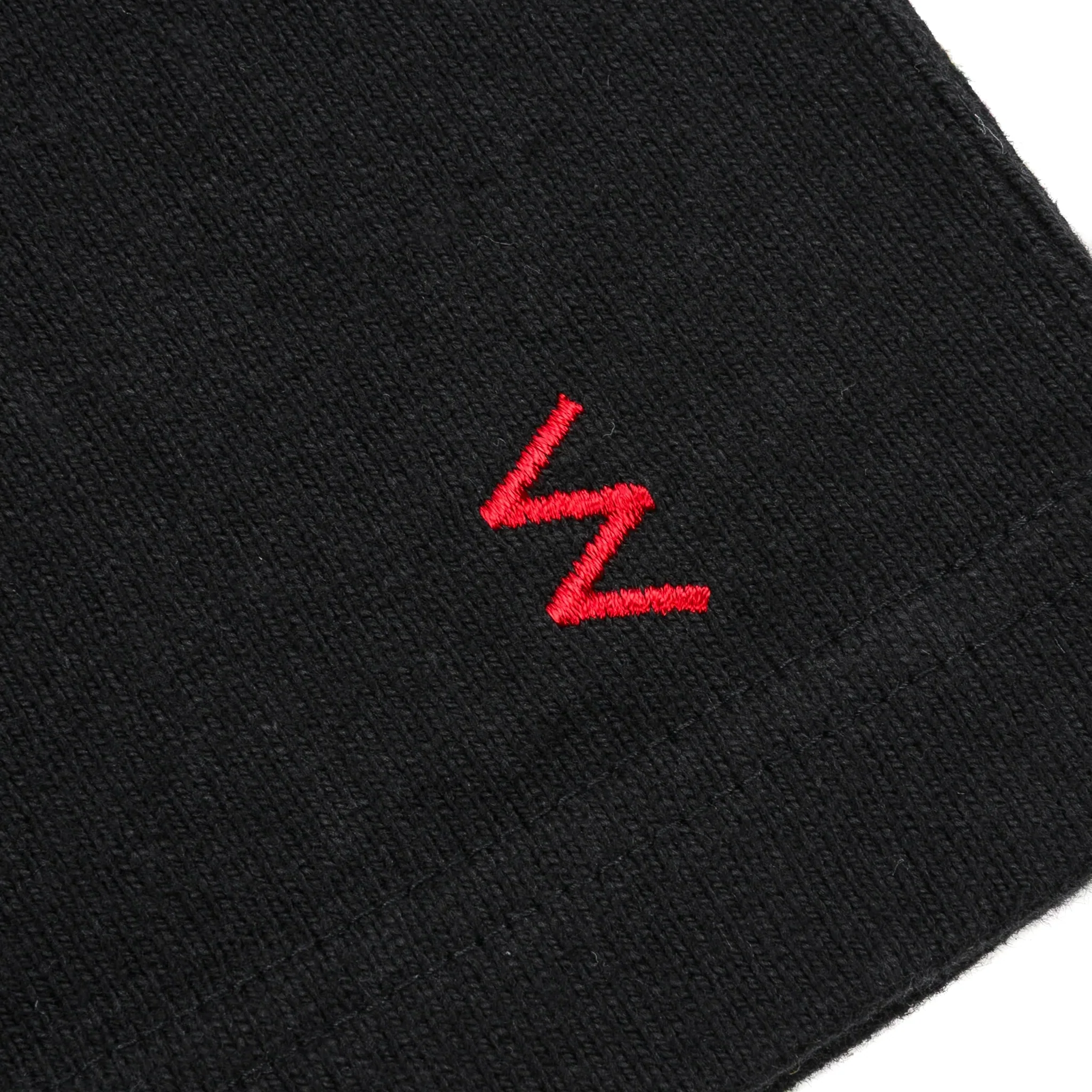 IHT-1600-BLK 11oz Cotton Knit Crew Neck T-Shirt - Black - Image 5