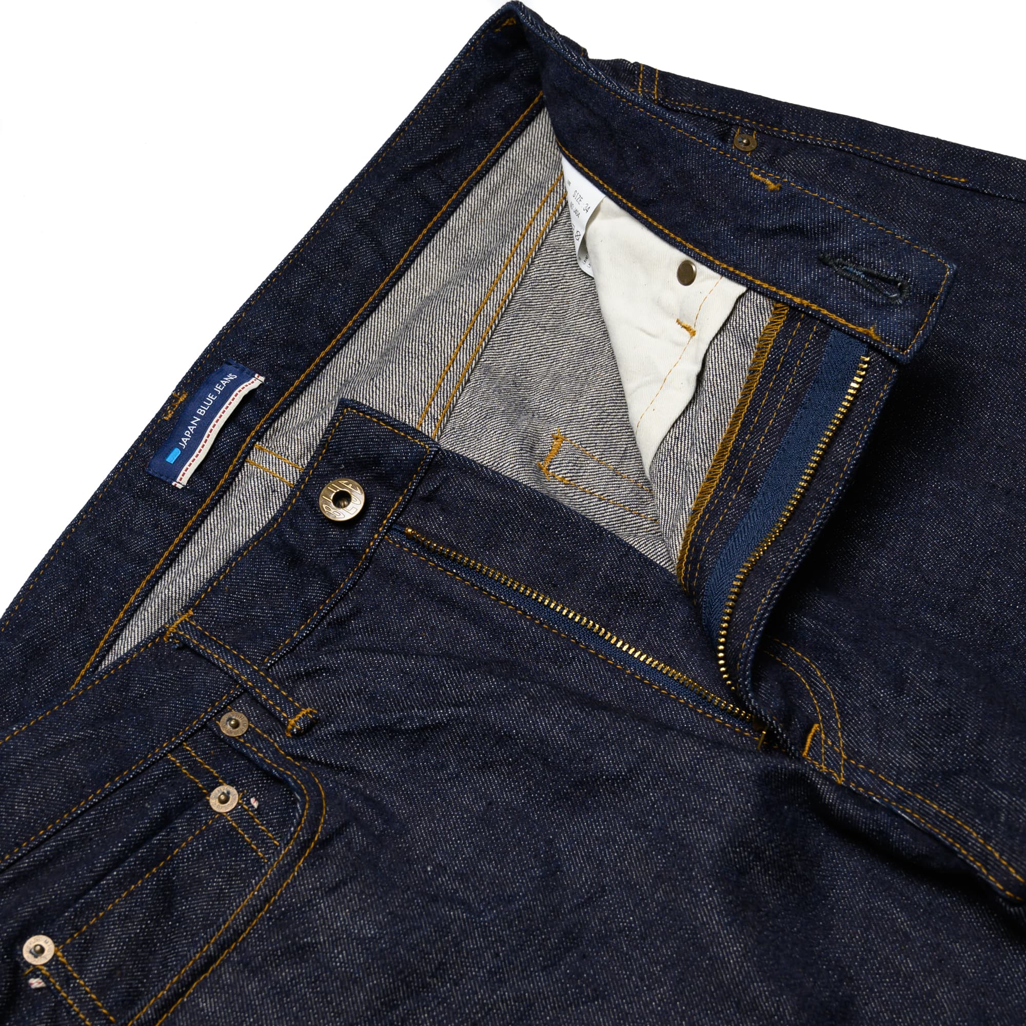 J404 12.5oz Africa Cotton Classic Straight Selvedge Jeans - Image 6