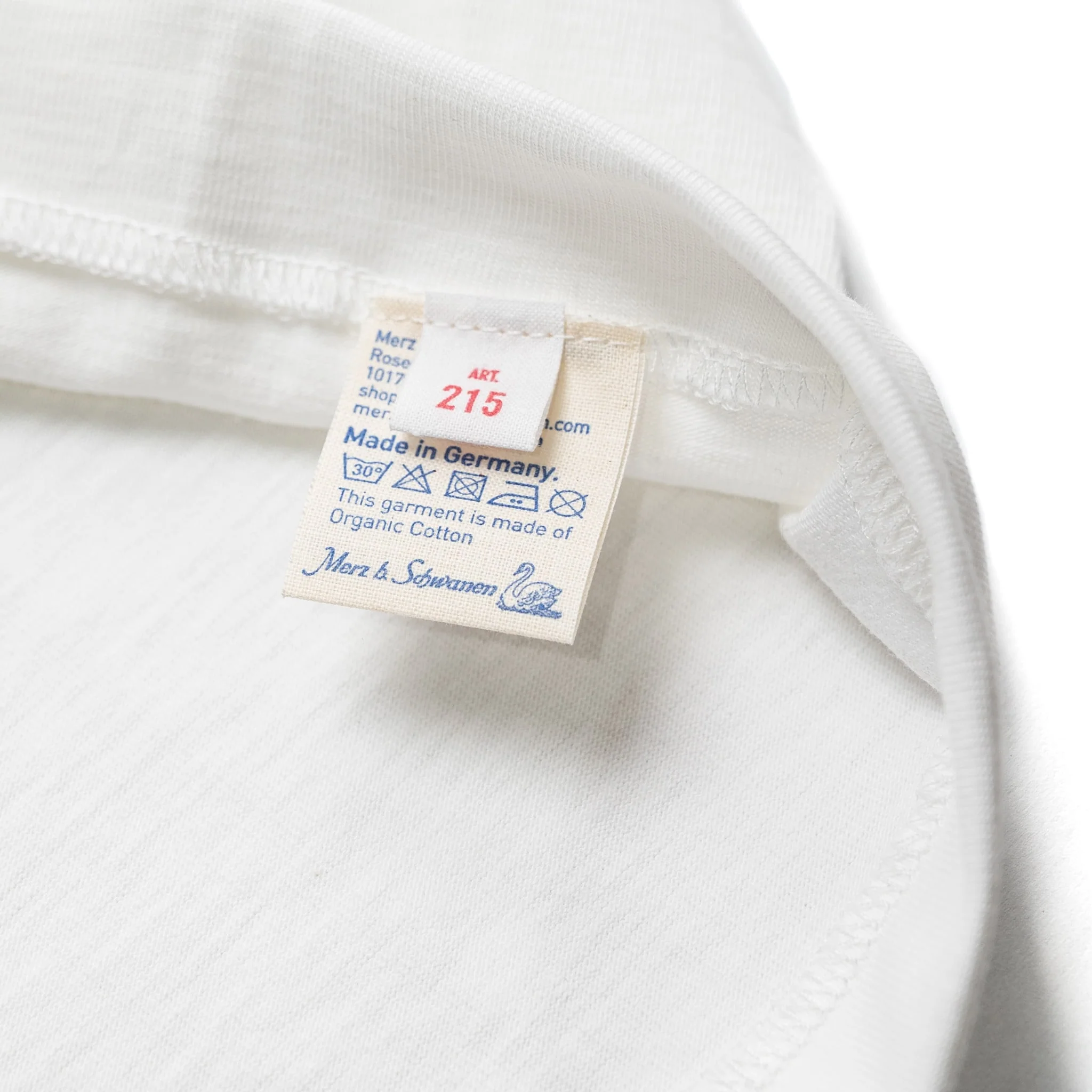 215.01 Loopwheeled Classic Fit T-shirt - White - Image 9