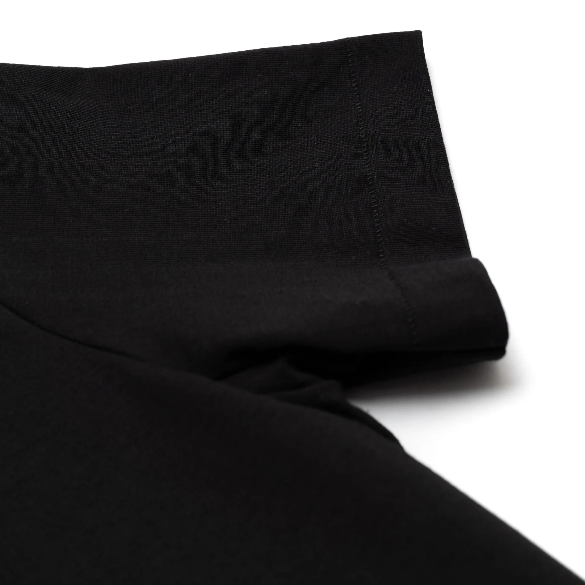 215.99 Loopwheeled Classic Fit T-shirt - Black - Image 7