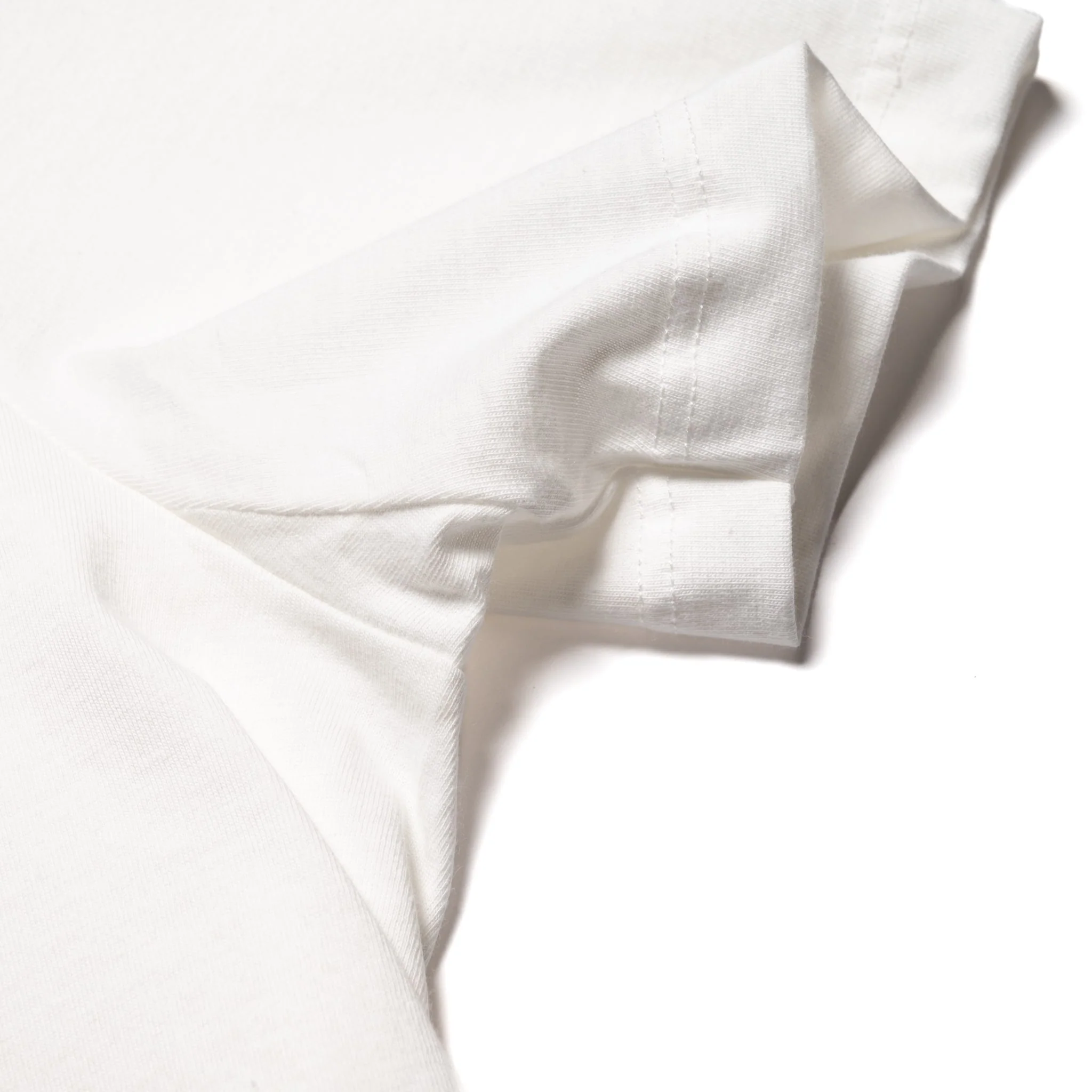 1950s.01 Loopwheeled Classic Fit Lightweight T-Shirt - White - Image 3