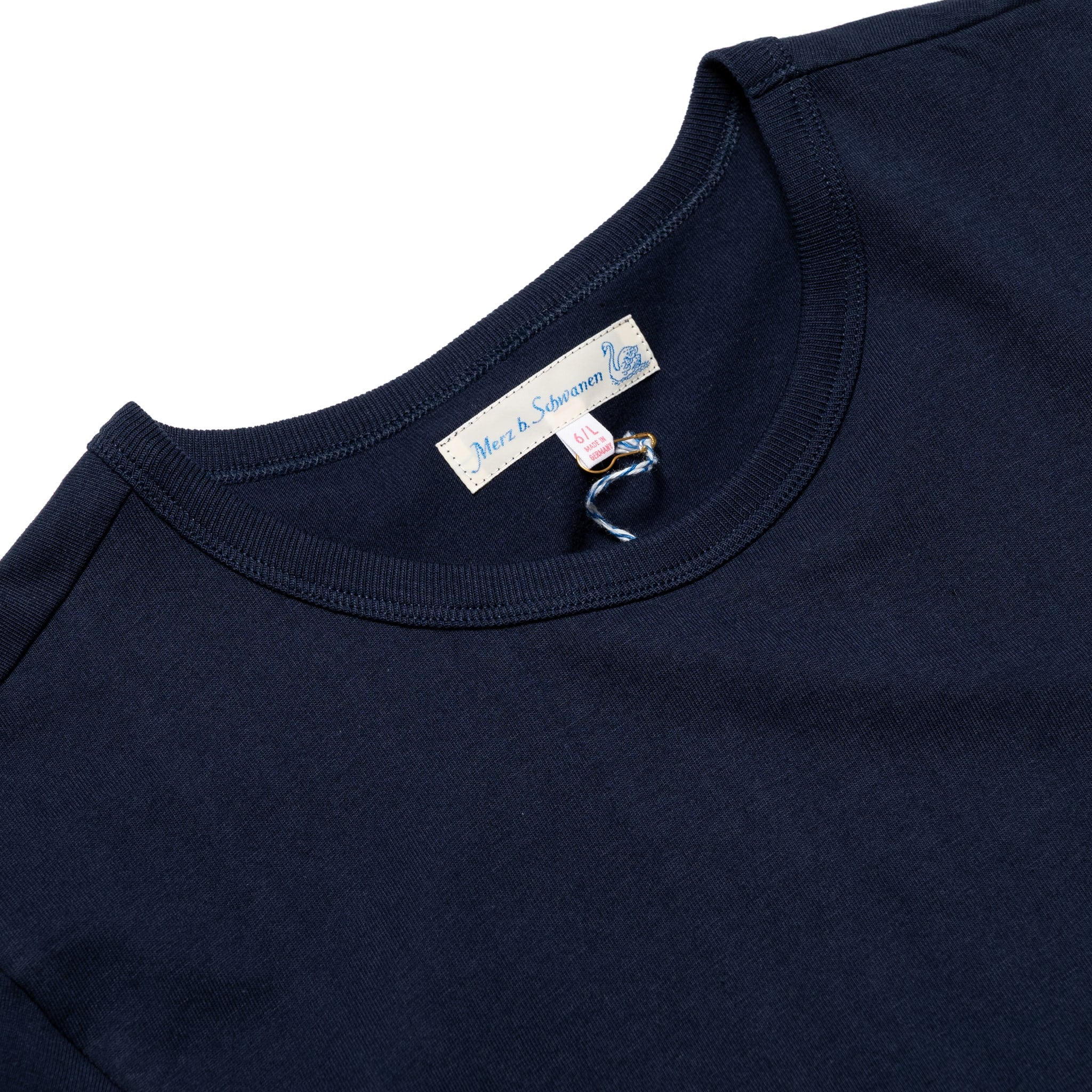 1950s.66 Loopwheeled Classic Fit Lightweight T-Shirt - Ink Blue - Image 2