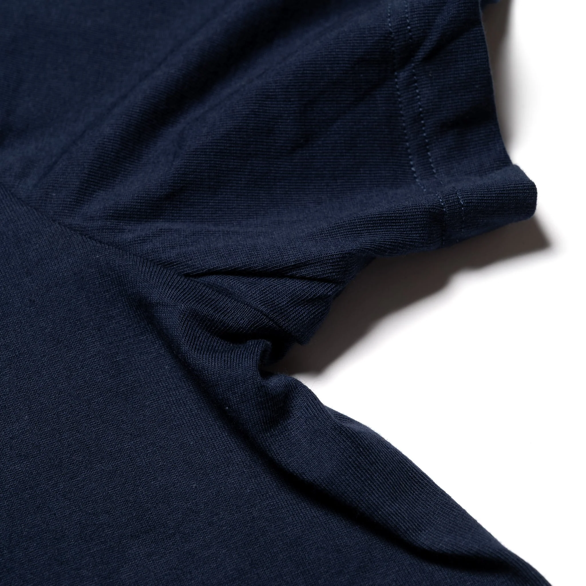 1950s.66 Loopwheeled Classic Fit Lightweight T-Shirt - Ink Blue - Image 3