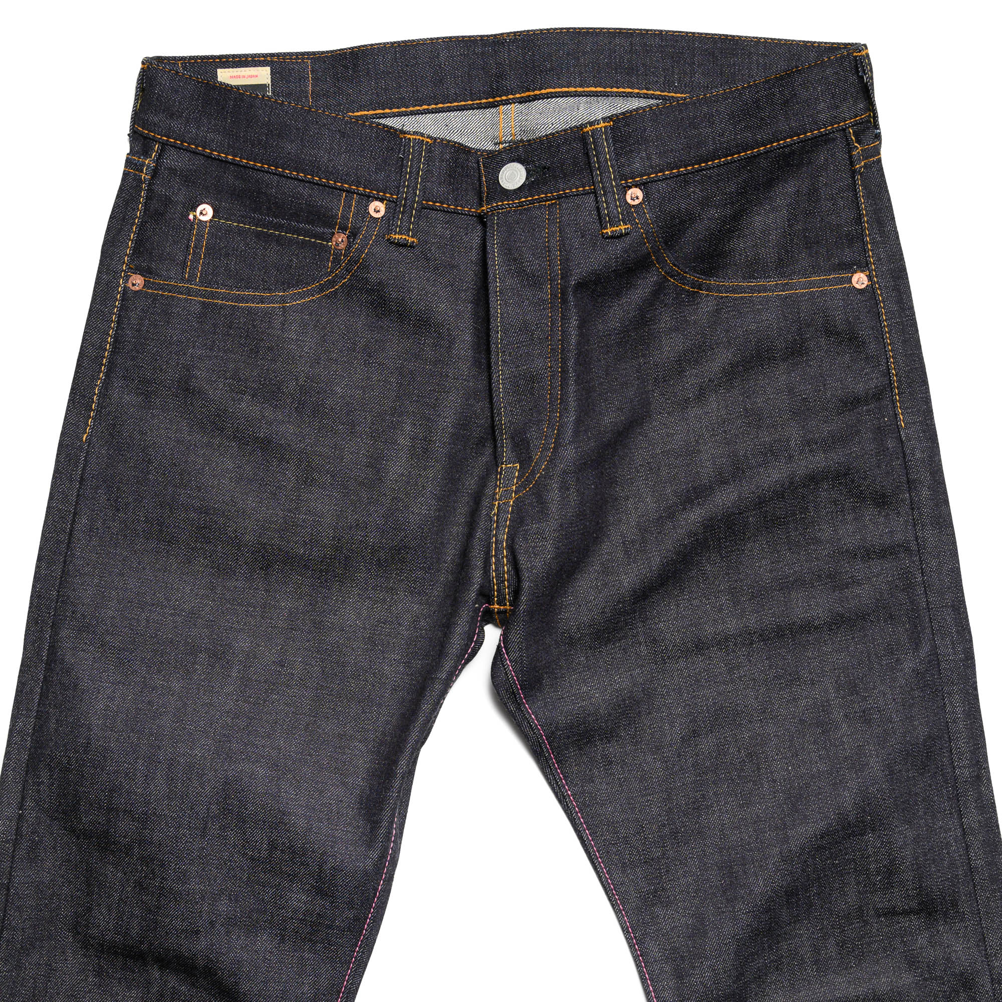 0306-V 15.7oz Zimbabwe Cotton Tight Tapered Selvedge Denim - Image 4