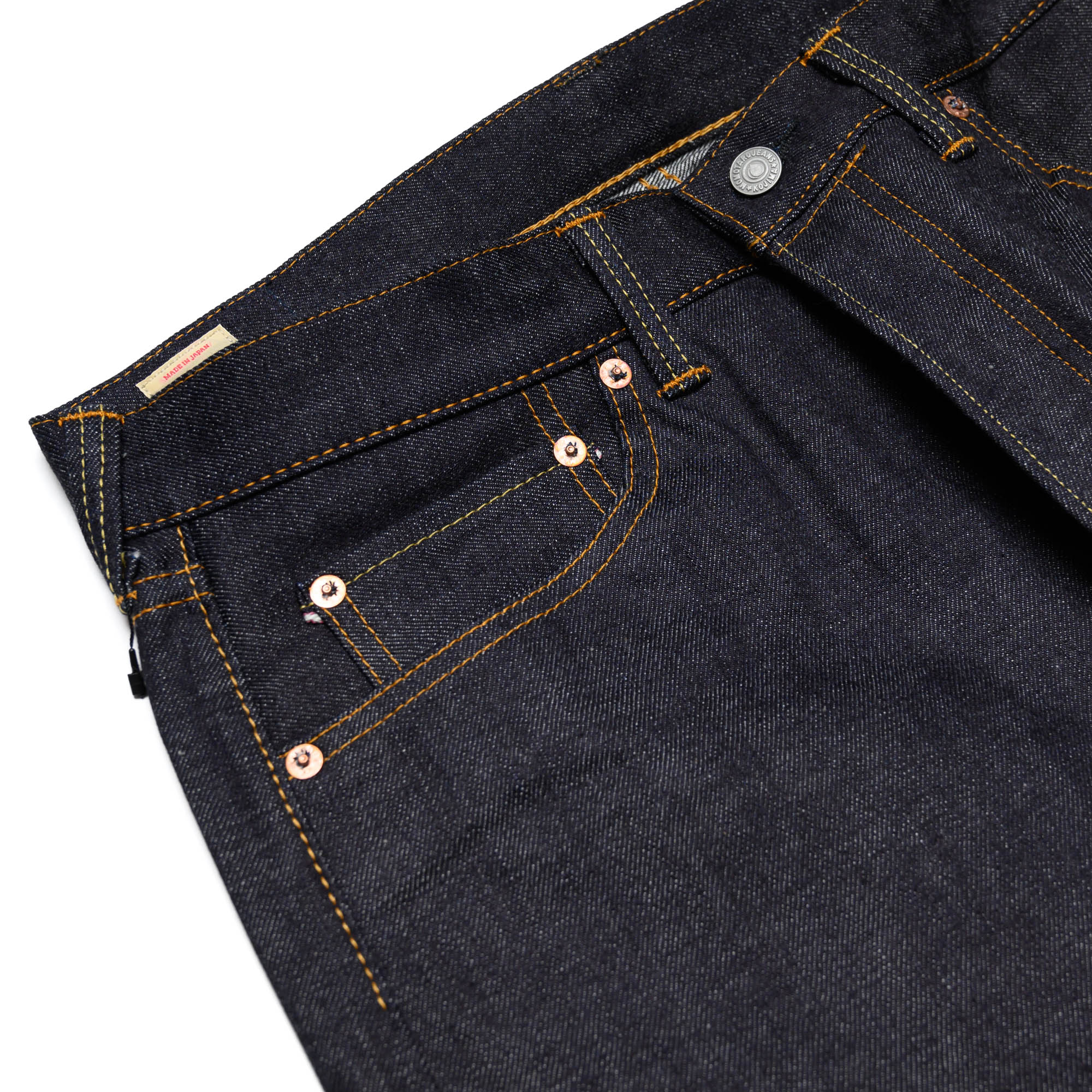 0405-13 13oz High Tapered Selvedge Denim - Indigo - Image 5
