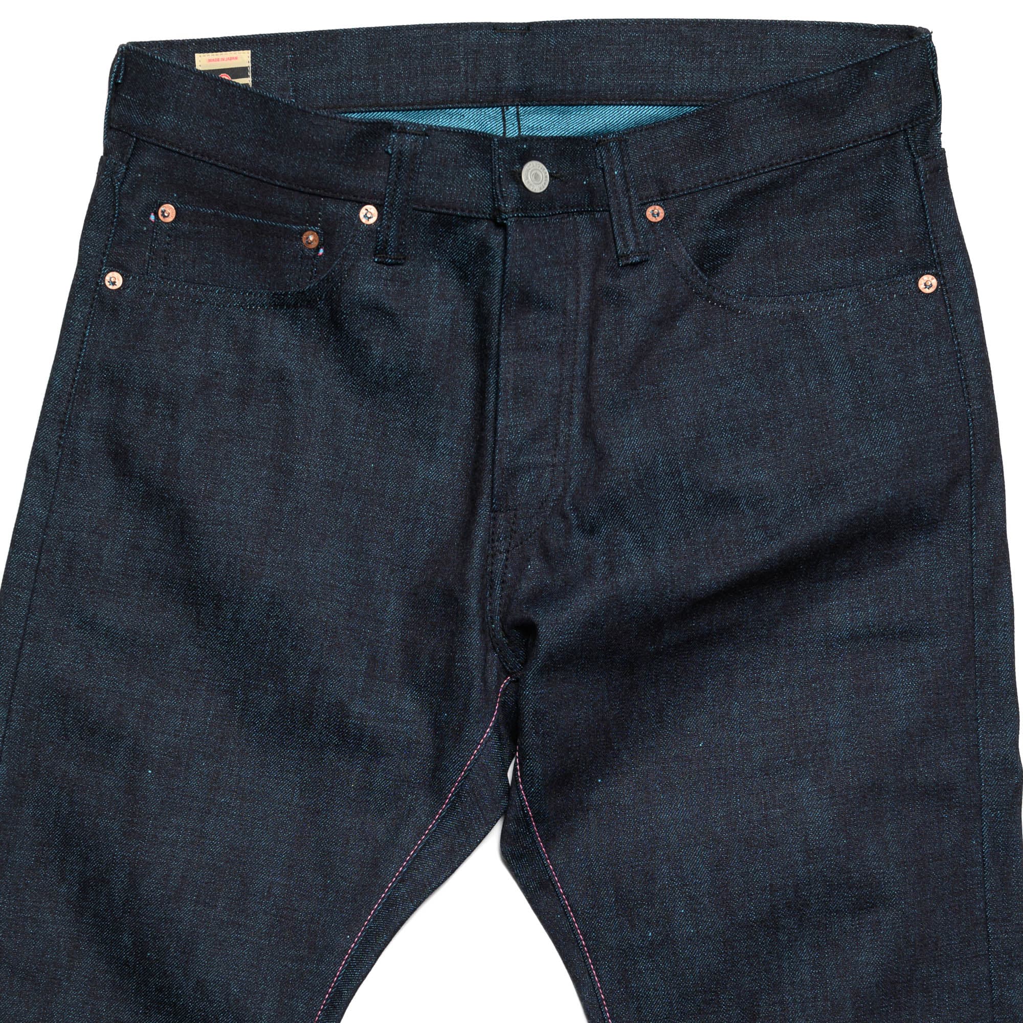 0405-IM 15.7oz High Tapered Selvedge Denim - Mint - Image 4