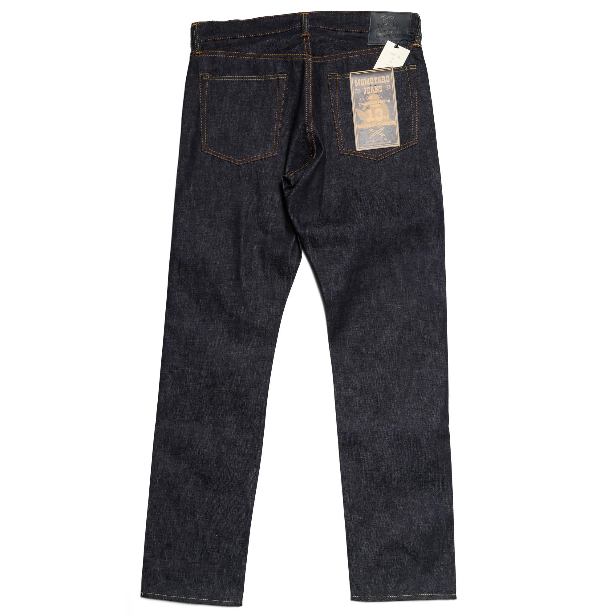 0605-13 13oz Natural Tapered Selvedge Denim - Indigo - Image 3