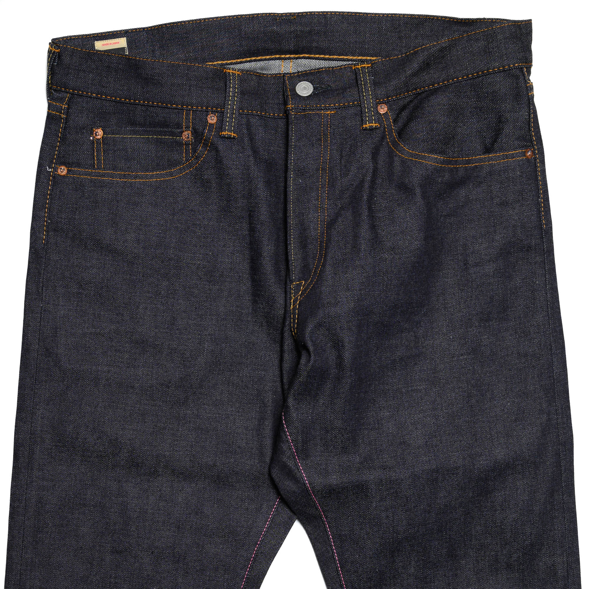 0605-13 13oz Natural Tapered Selvedge Denim - Indigo - Image 4