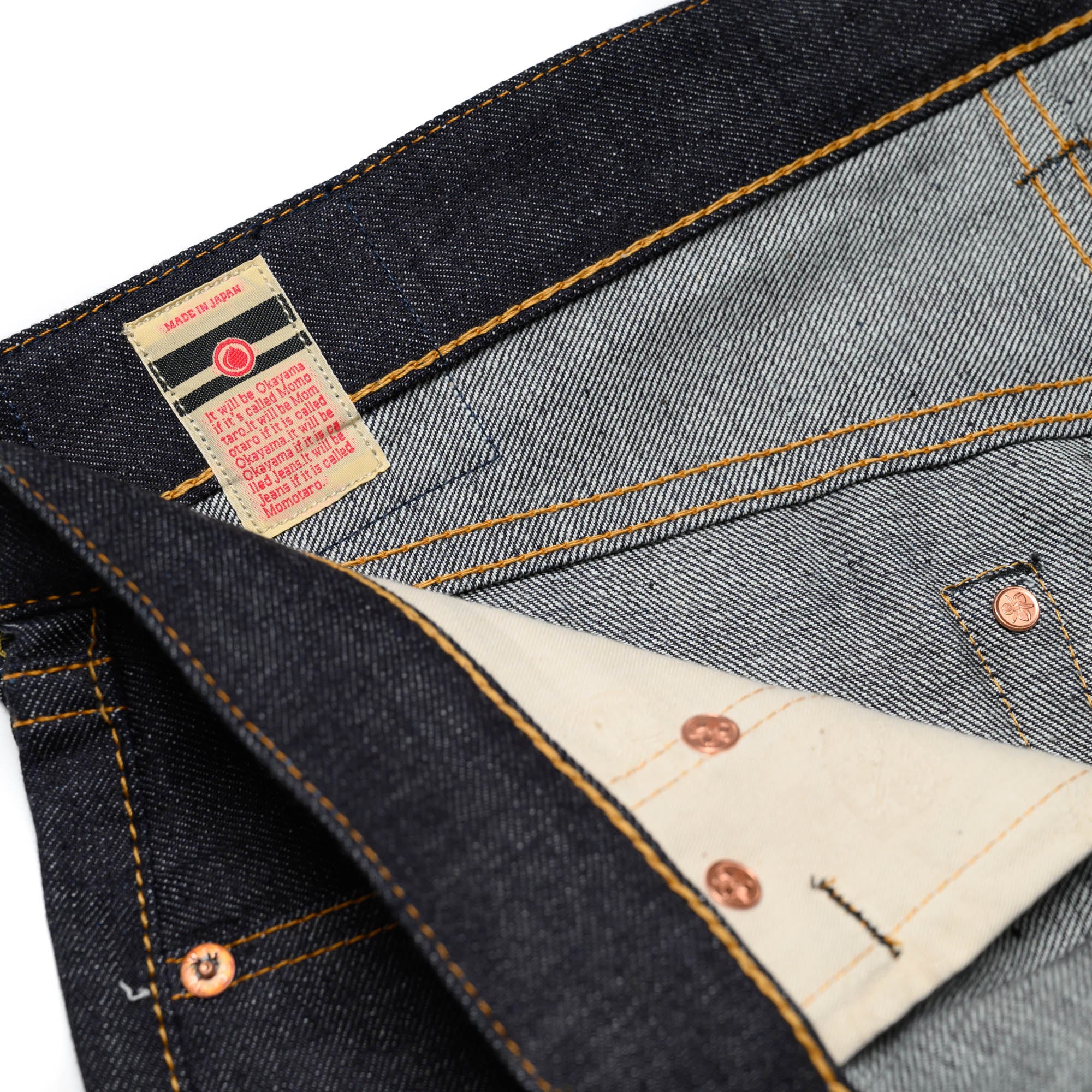 0605-13 13oz Natural Tapered Selvedge Denim - Indigo - Image 7