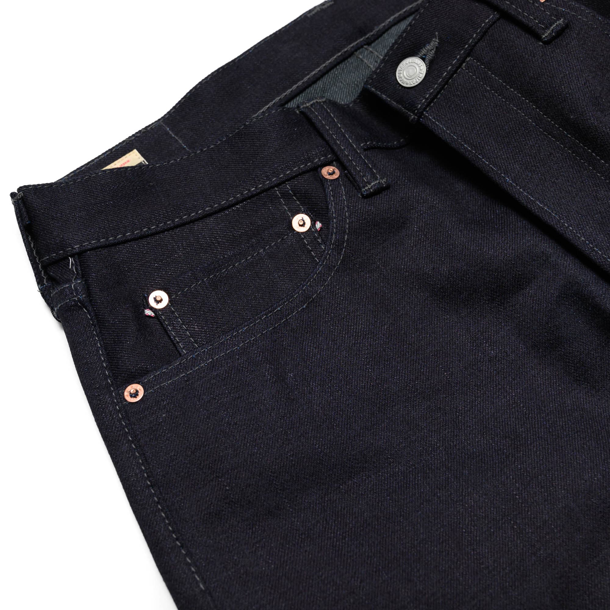 0605-52G 18oz Indigo Grey Double Faced Denim - Natural Tapered - Image 5